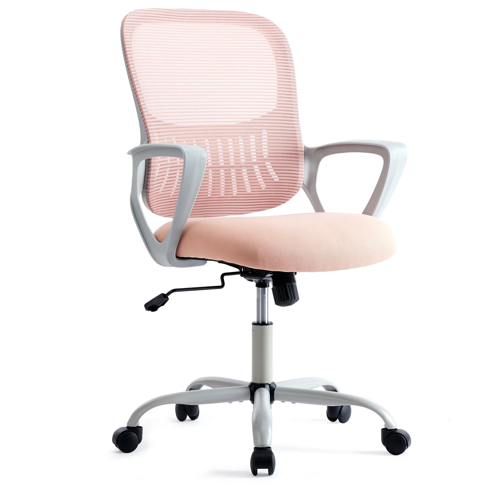 Ergonomische Mesh Bureaustoel – Comfortabele Kantelbare Bureaustoel met Lendensteun en Wielen