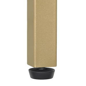 Badkamerkast met Deuren en Open Vakken – Moderne Witte Opbergkast met Verstelbare Plank en Gouden Poten – Multifunctionele Kast voor Badkamer, Woonkamer of Hal