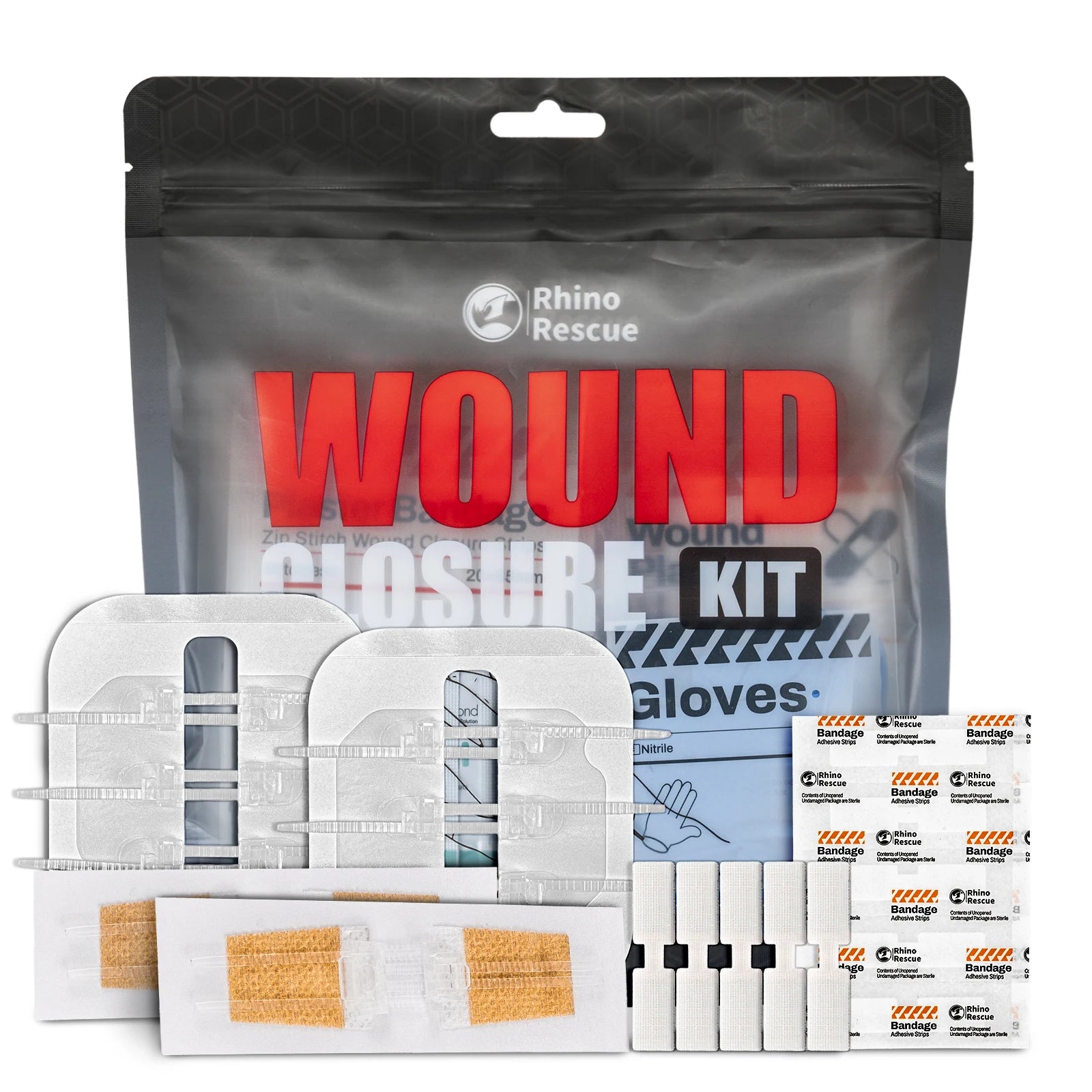 Zip Stitch Wondsluitstrip Set – Snelle en Pijnloze Hechtingskit voor Snijwonden & EHBO
