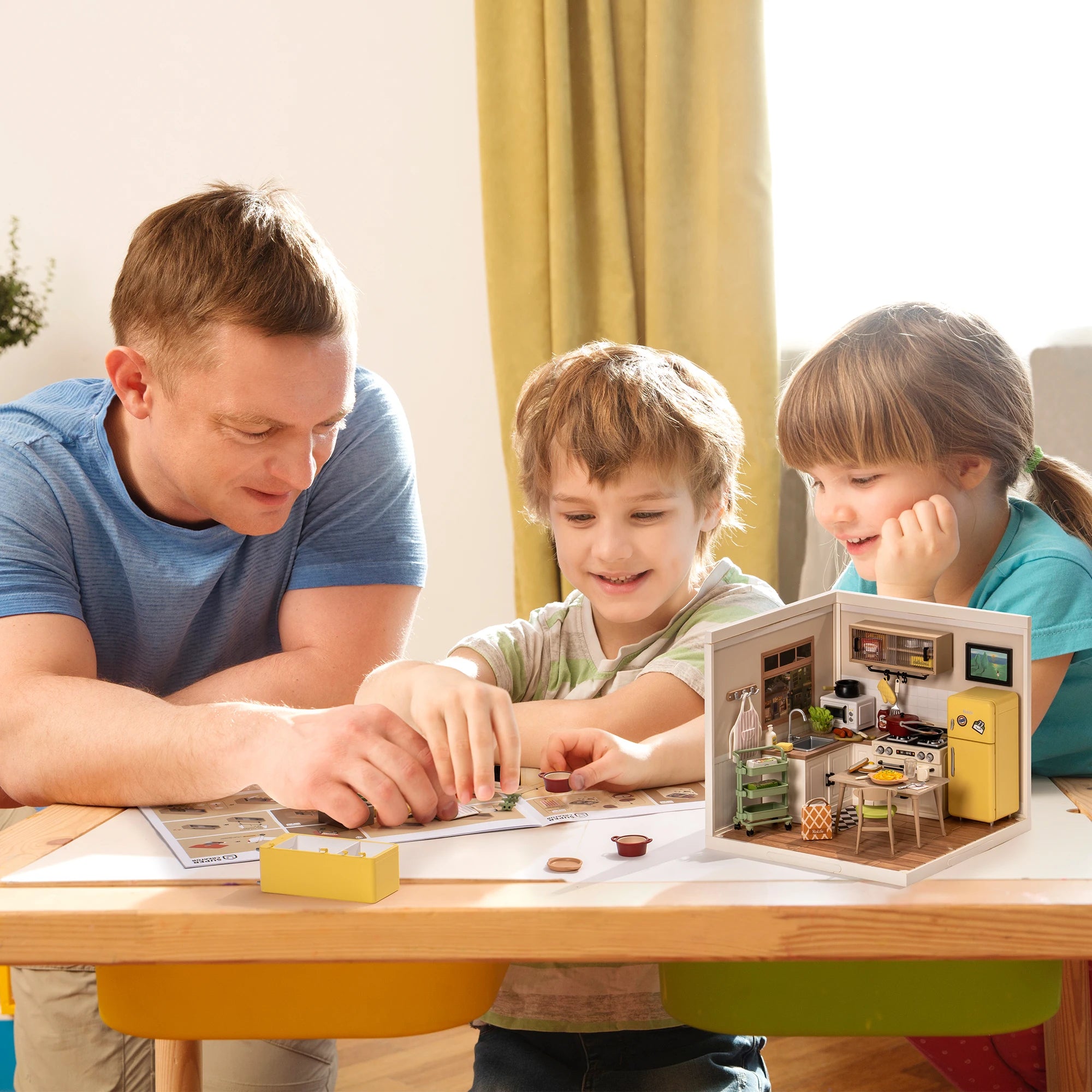 3D Puzzel Super Store – DIY Miniatuur Happy Meals Modelbouw Set voor Tieners en Volwassenen