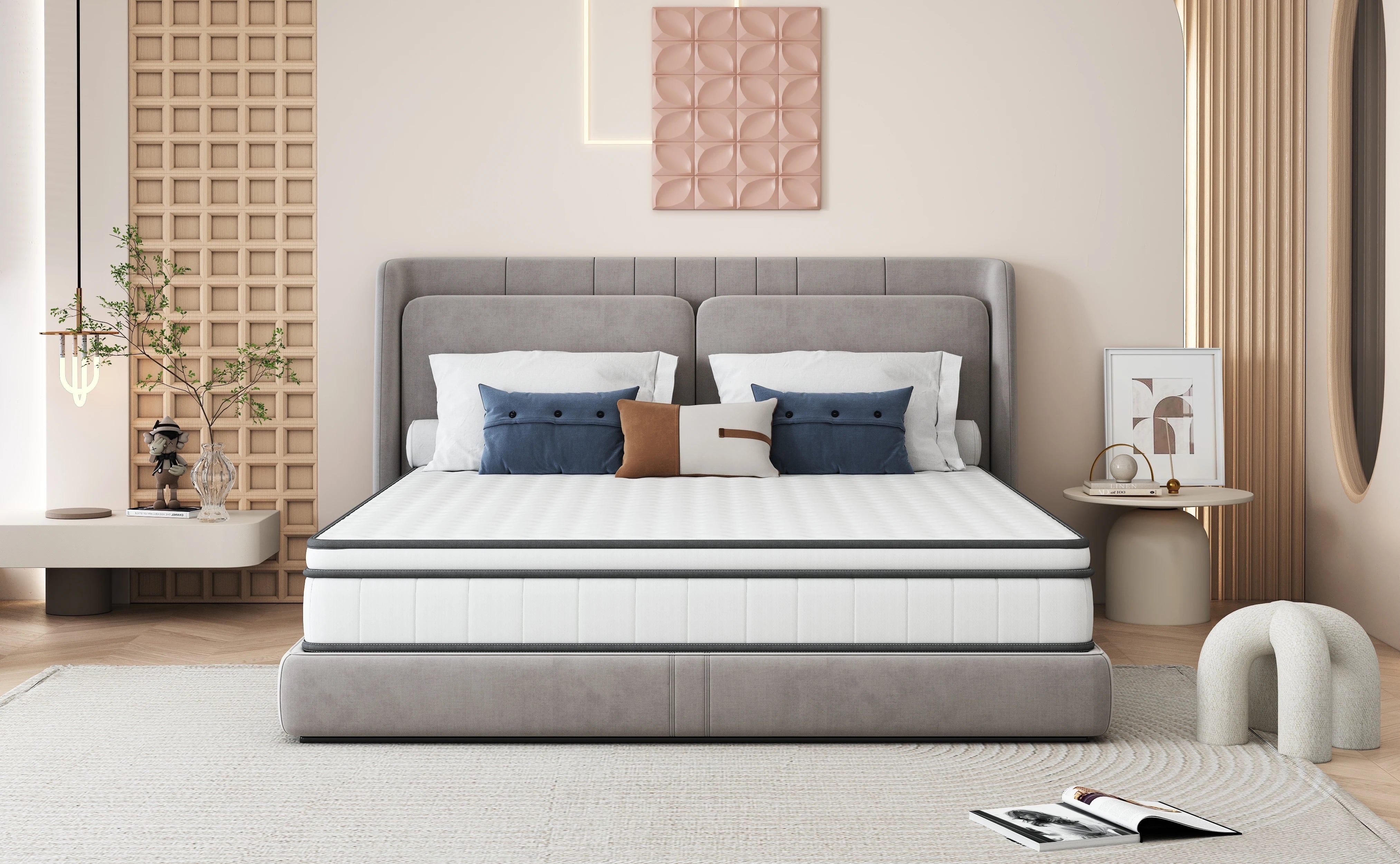 Pocketveringmatras 90–140x190/200 cm Medium – Comfort en Ondersteuning voor Goede Nachtrust