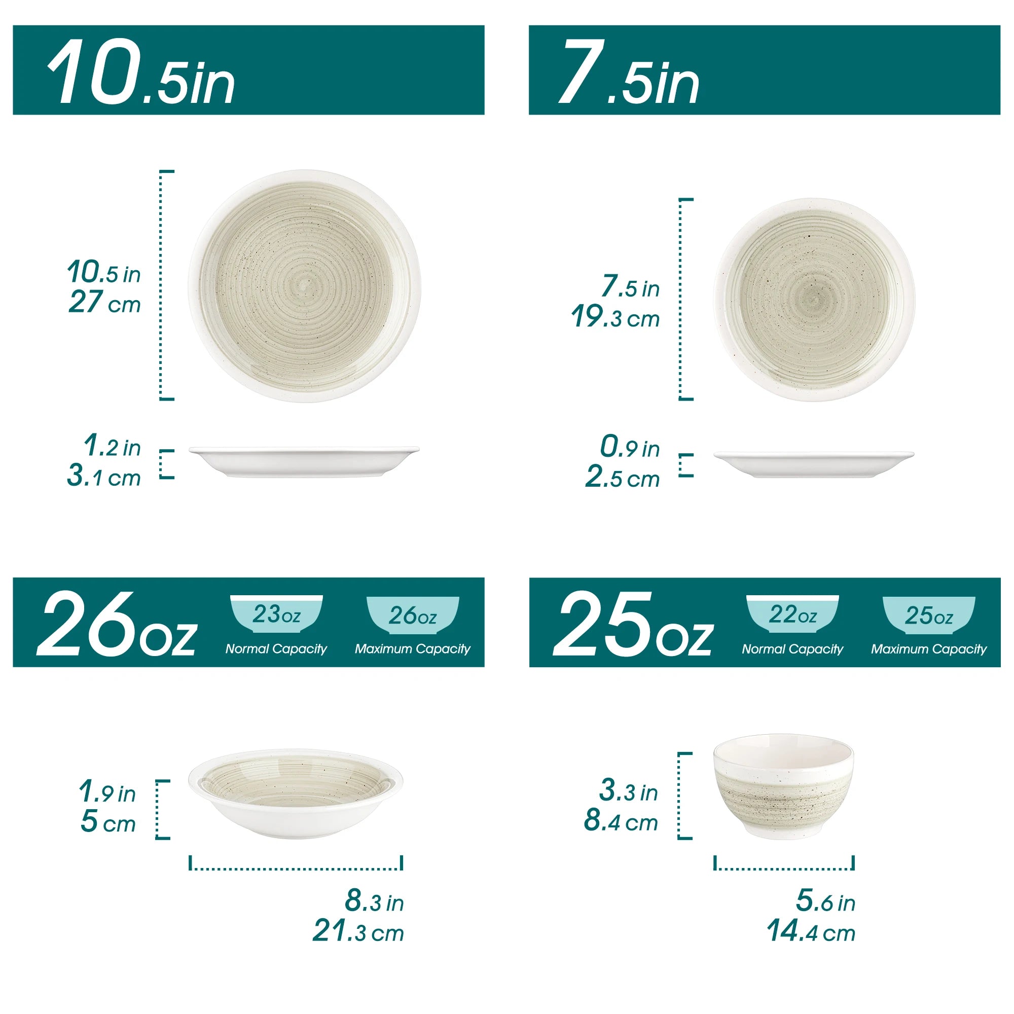 Steengoed Servies Set 16-delig – Duurzaam en Stijlvol Tafelservies voor Dagelijks Gebruik