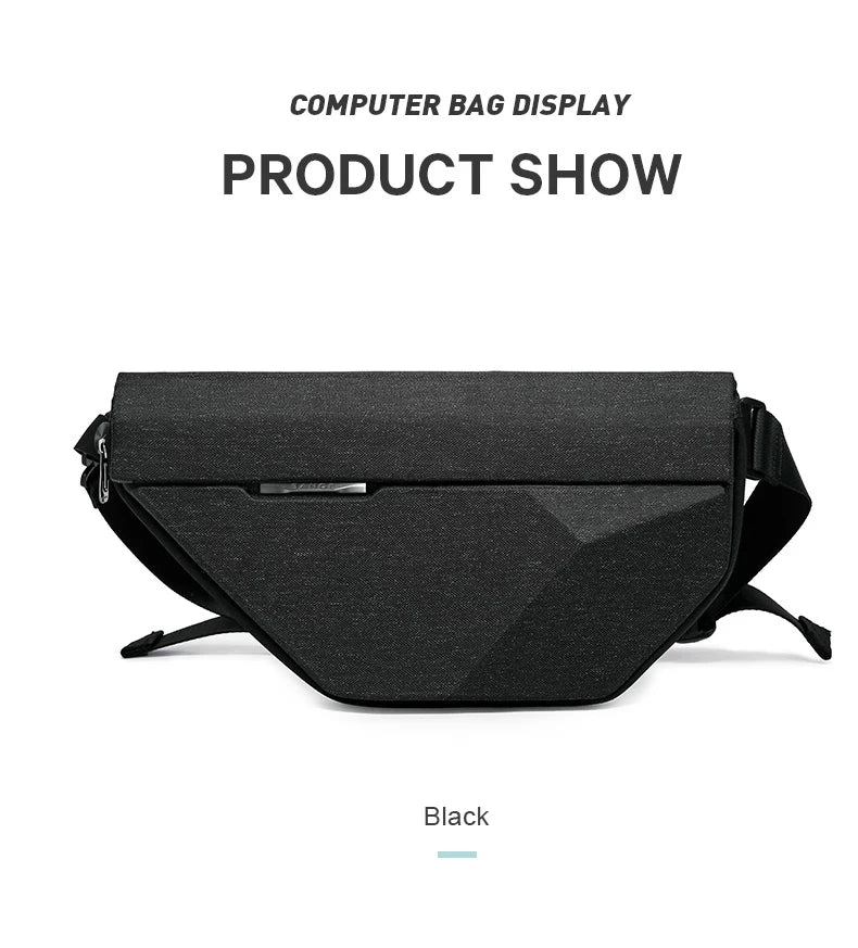 Waterdichte Multifunctionele Oxford Schoudertas – Messenger/Crossbody Sling Bag Voor 7.9" Tablet