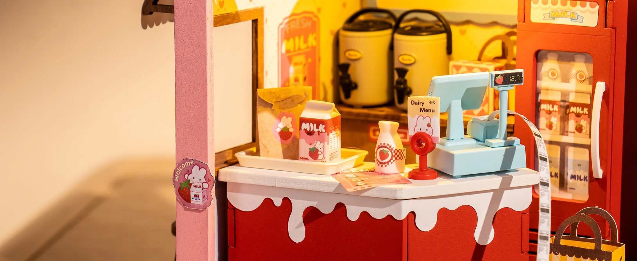 DIY Miniatuur Huis Kit – Food Box Creatief Bouwpakket voor Kinderen en Hobbyisten – Houten Miniatuur Poppenhuis 1:24