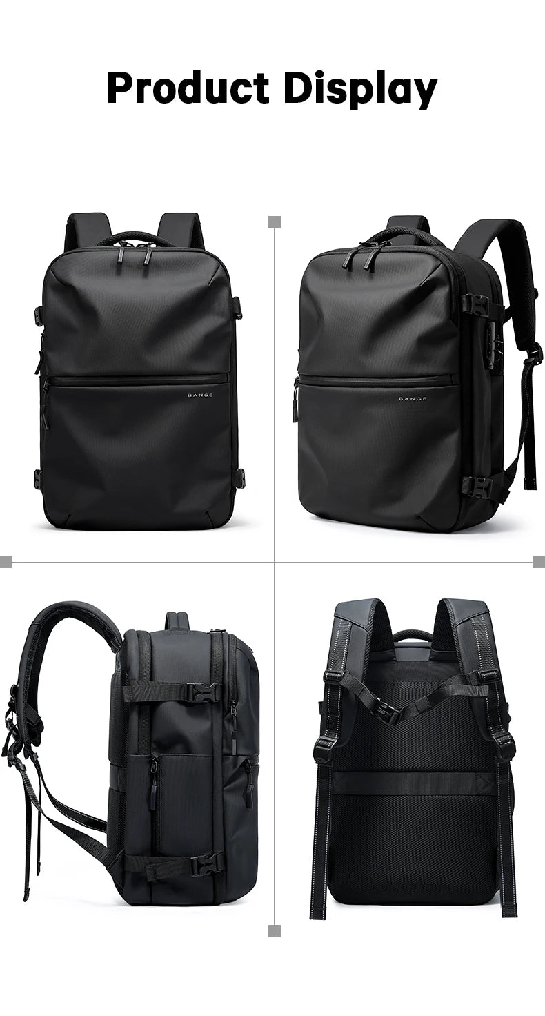 Grote Anti‑Diefstal Reisklare Rugzak 55 L – Waterdichte School & Cabin Tas Voor 16″ Laptop