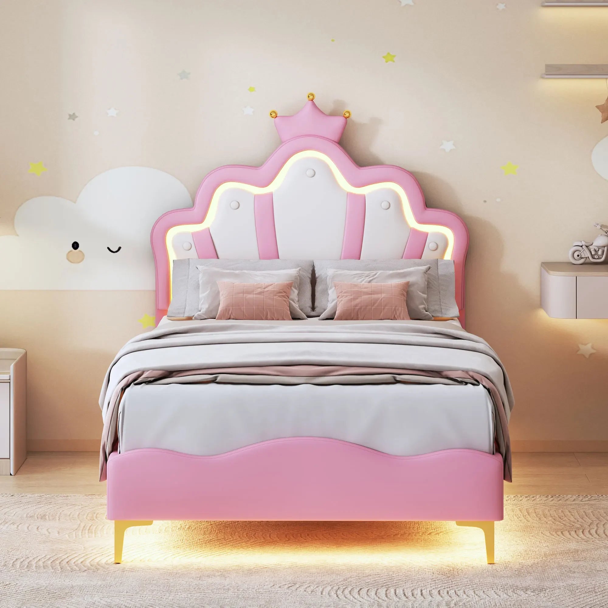 Kinderbed Prinses 90x200 cm – Luxe & Comfort voor Meisjes
