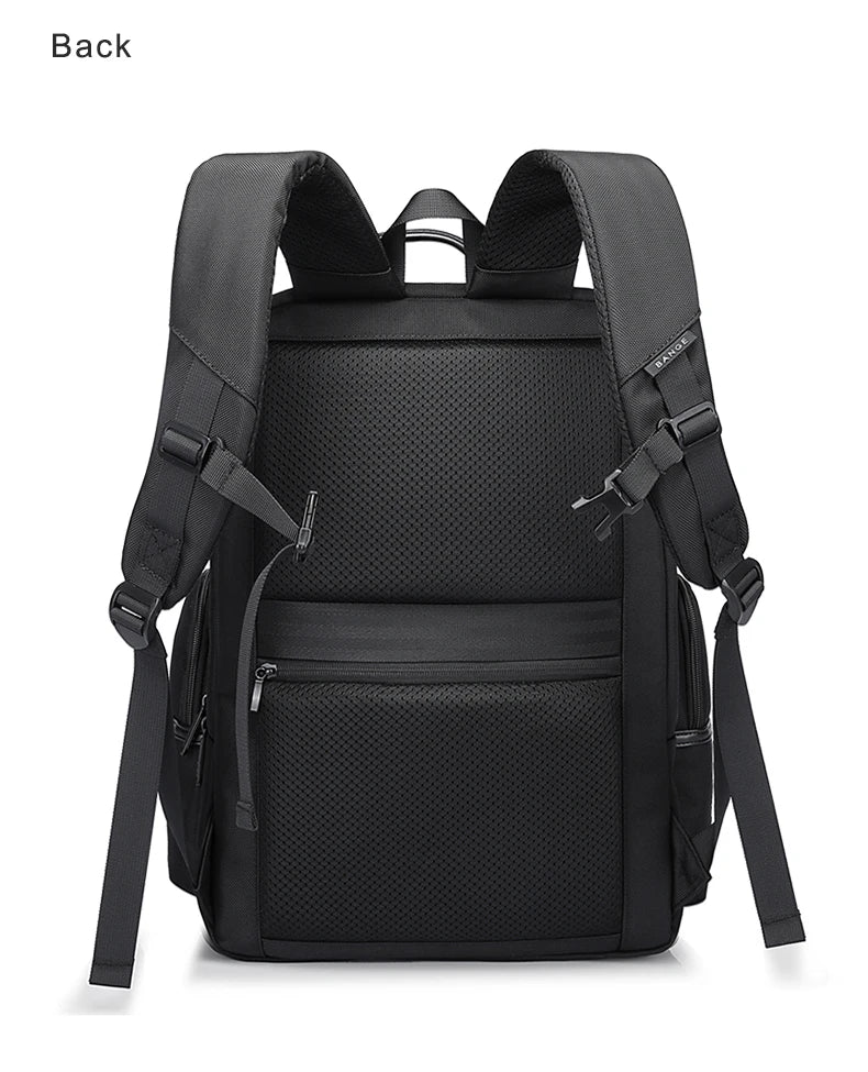 Draagbare Anti‑Diefstal Laptop Rugzak 15.6 Inch – Waterdichte USB‑Oplaad Backpack voor Heren & Dames | Oxford Travel Rugtas 20‑35L