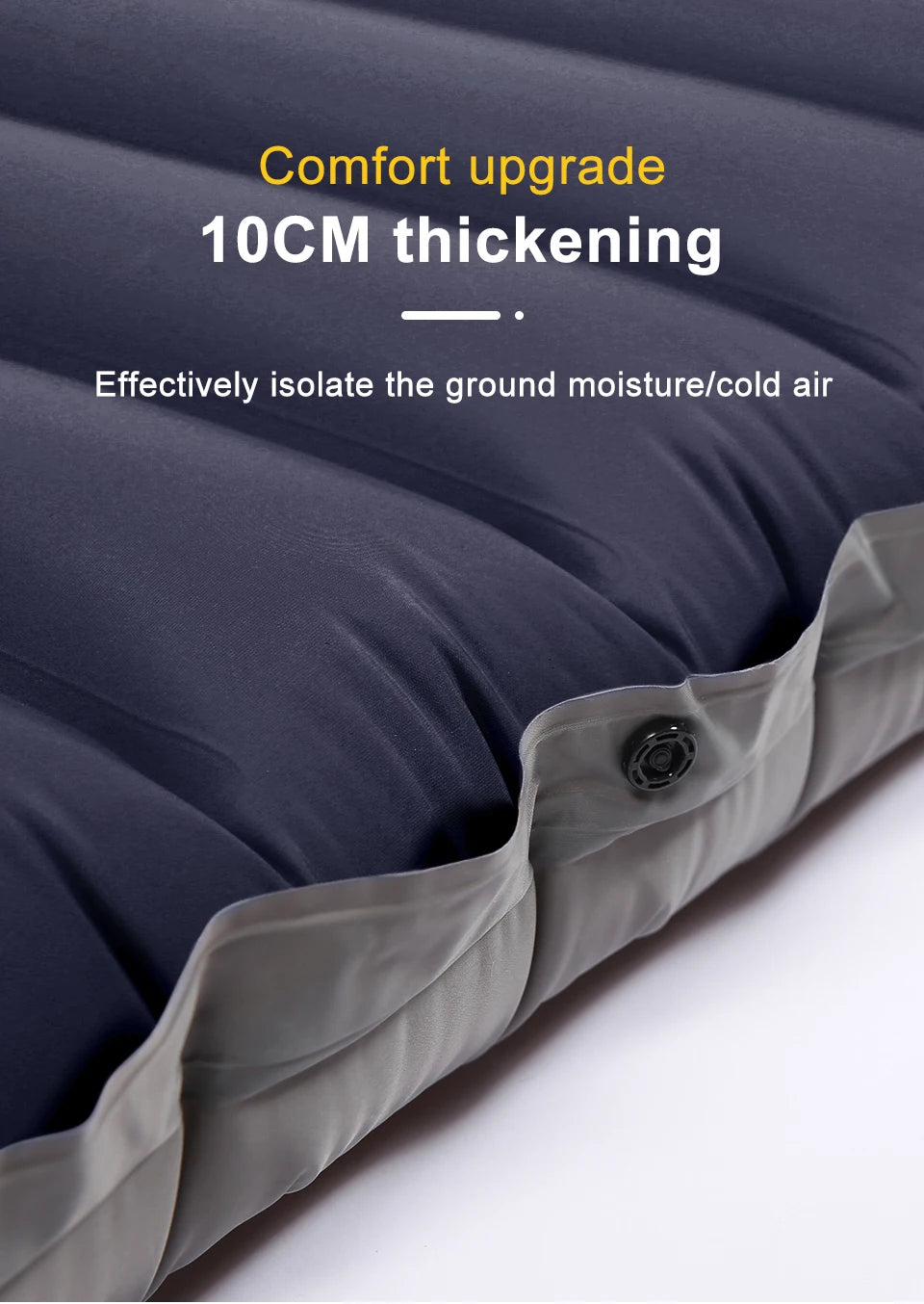 Ultralichte Zelfopblazende Campingmat – Comfortabel Luchtbed voor Backpacken, Wandelen & Outdoor