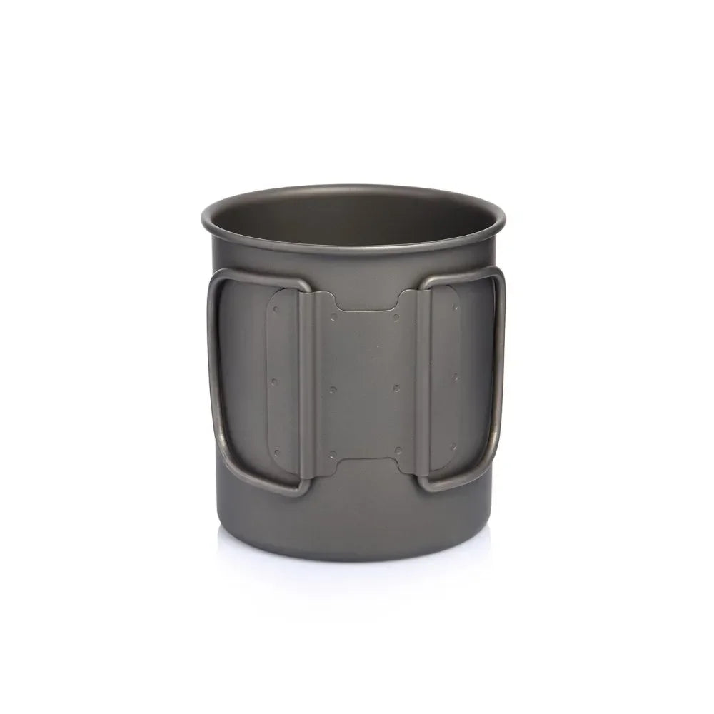 Titanium Campingmok – Inklapbare Outdoor Beker voor Kamperen, Wandelen & Picknick