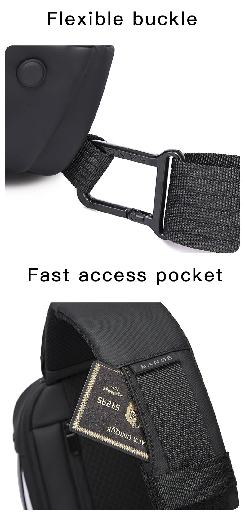 Anti‑Diefstal Crossbody Tas voor Heren – Waterdichte Sling Bag & Multifunctionele Schoudertas voor Reizen, Werk en Dagelijks Gebruik