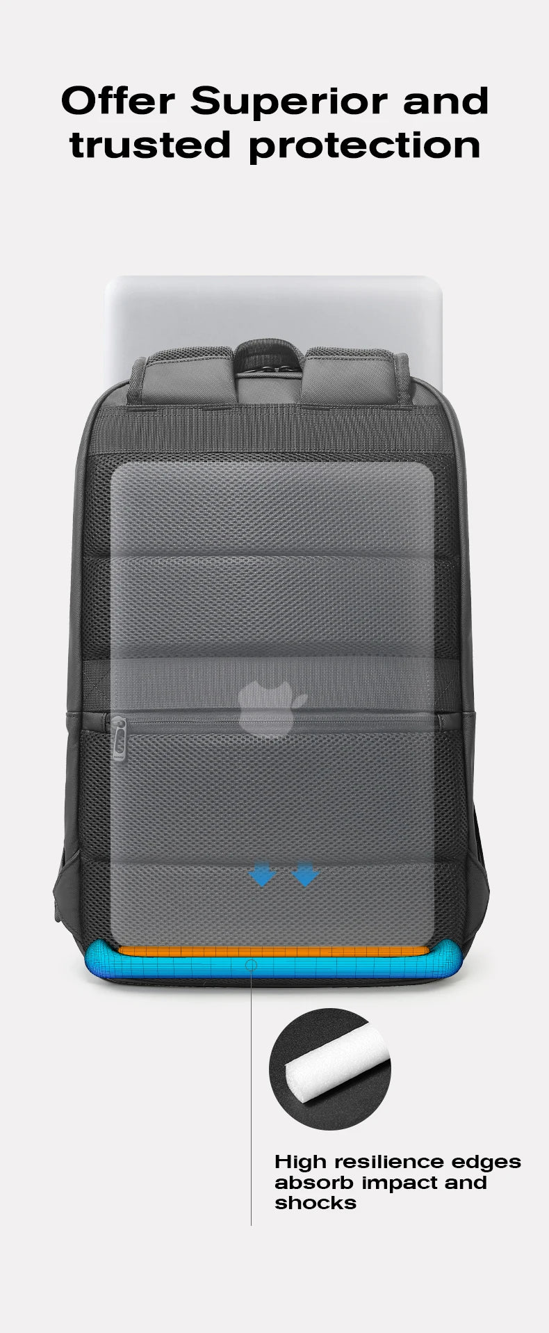 Draagbare Water‑ and Laptop‑rugzak – Grote 16 Inch Laptop Backpack – Waterbestendig & Functioneel