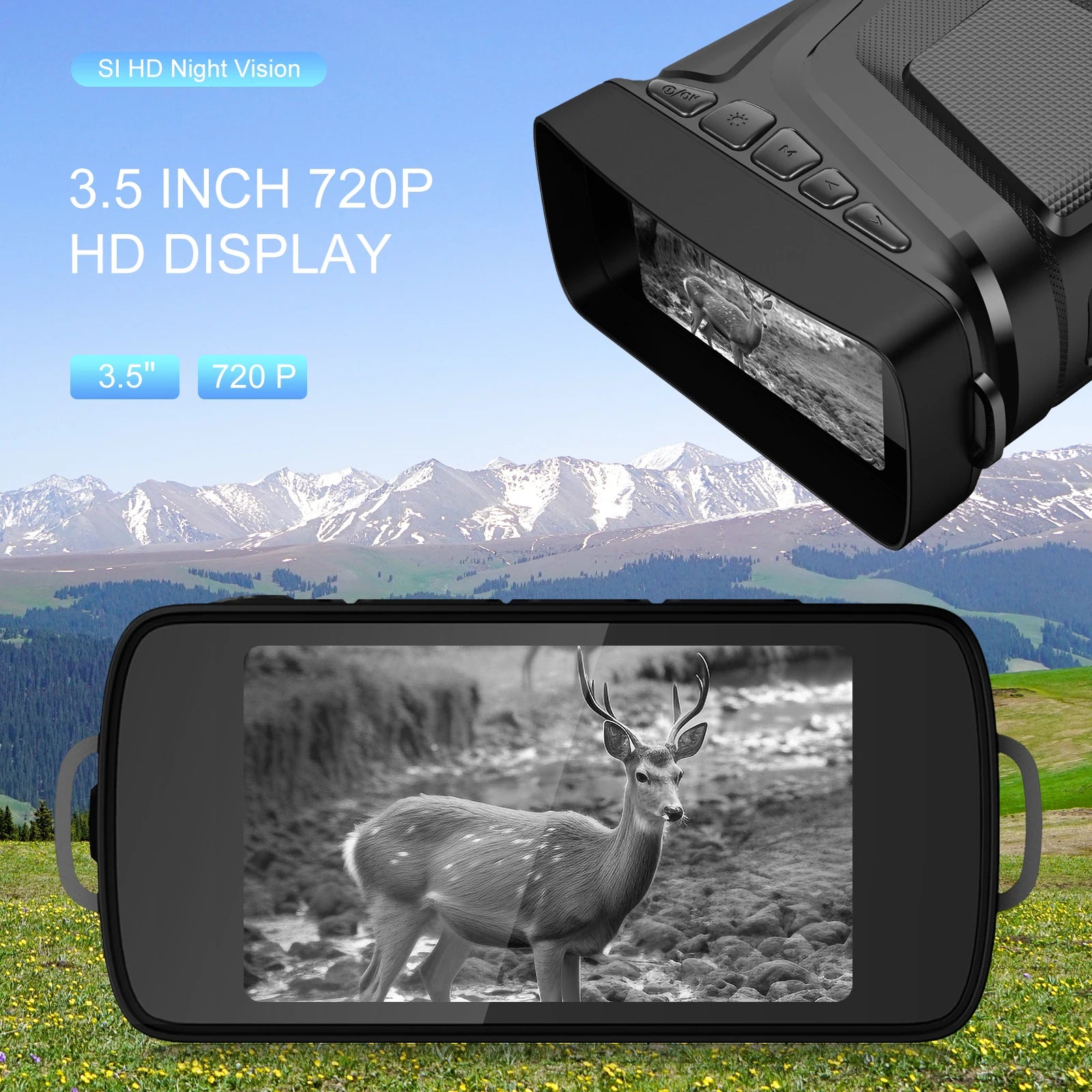 Digitale Nachtzicht Verrekijker 10× IR Zoom – Nachtzicht Verrekijker met 10× Digitale Zoom