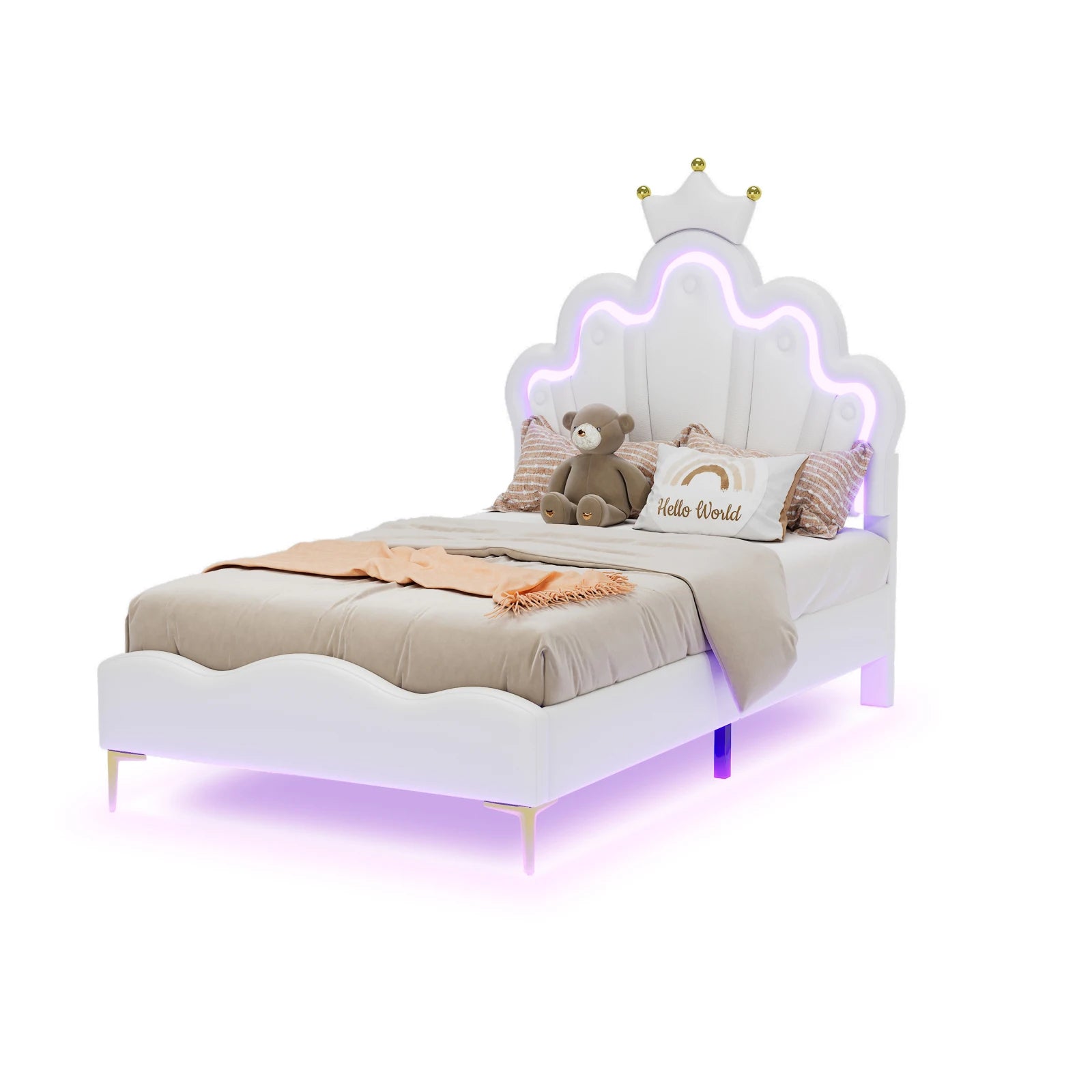 Kinderbed Prinses 90x200 cm – Luxe & Comfort voor Meisjes