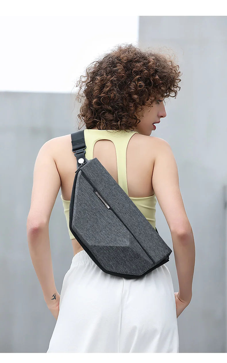 Waterdichte Multifunctionele Oxford Schoudertas – Messenger/Crossbody Sling Bag Voor 7.9" Tablet