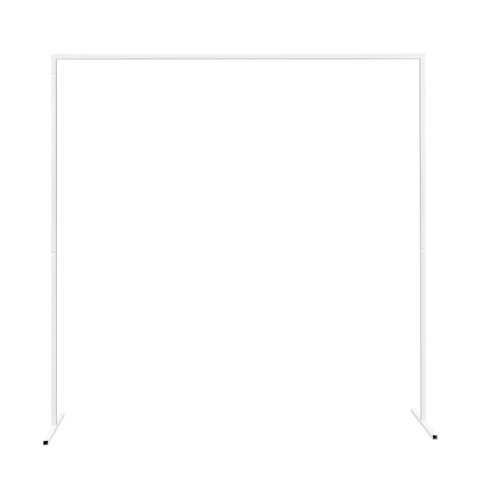 Verstelbare Bruiloft Boog Standaard 2x2m – Wit Metalen Frame voor Feestdecoratie, Bruiloften en Fotoshoots