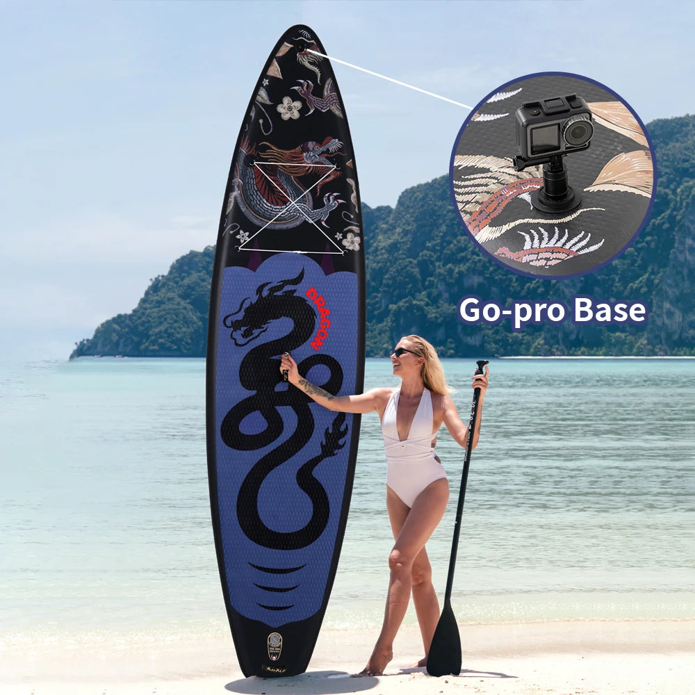 Opblaasbaar SUP Board 11'6" – Koi Paddle Board met Accessoires – Stand Up Paddle Surfboard voor Volwassenen