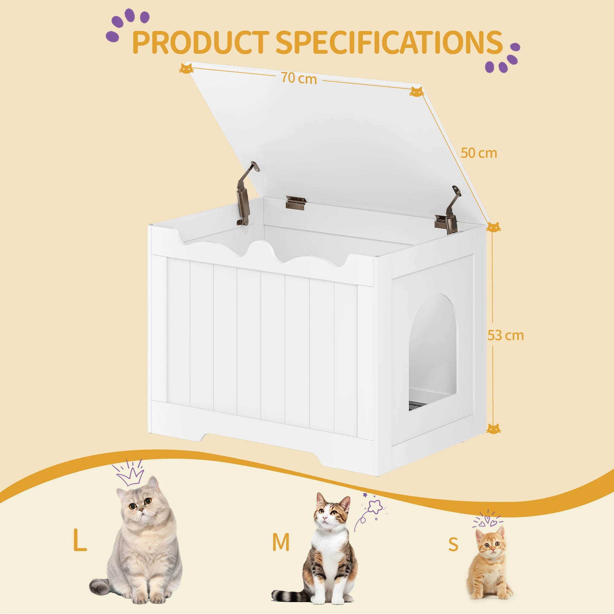 Verborgen kattenbak kast – multifunctioneel kattenmeubel voor huis en interieur