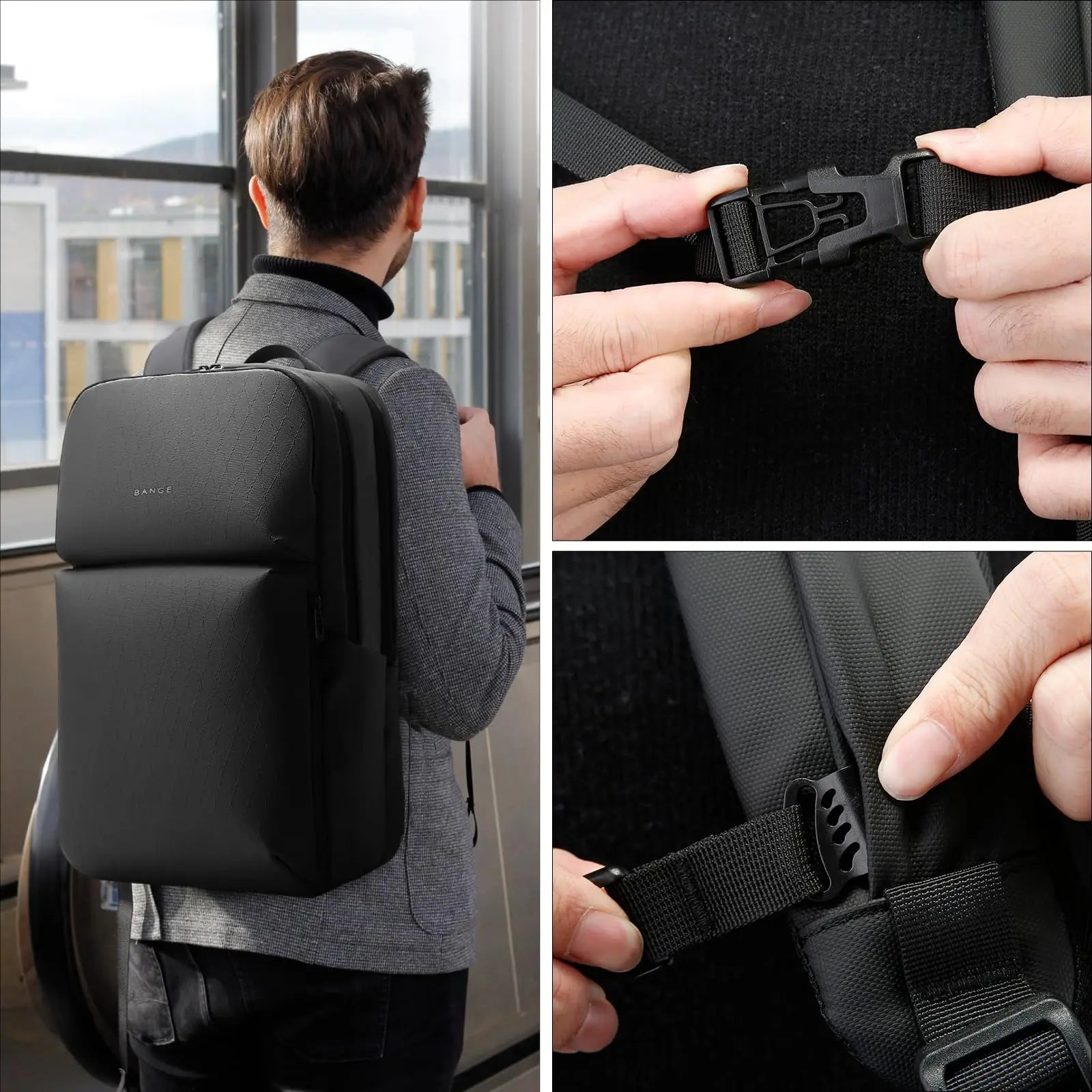 Draagbare Water‑ and Laptop‑rugzak – Grote 16 Inch Laptop Backpack – Waterbestendig & Functioneel