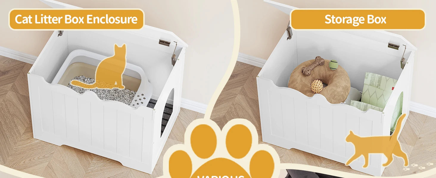 Verborgen kattenbak kast – multifunctioneel kattenmeubel voor huis en interieur