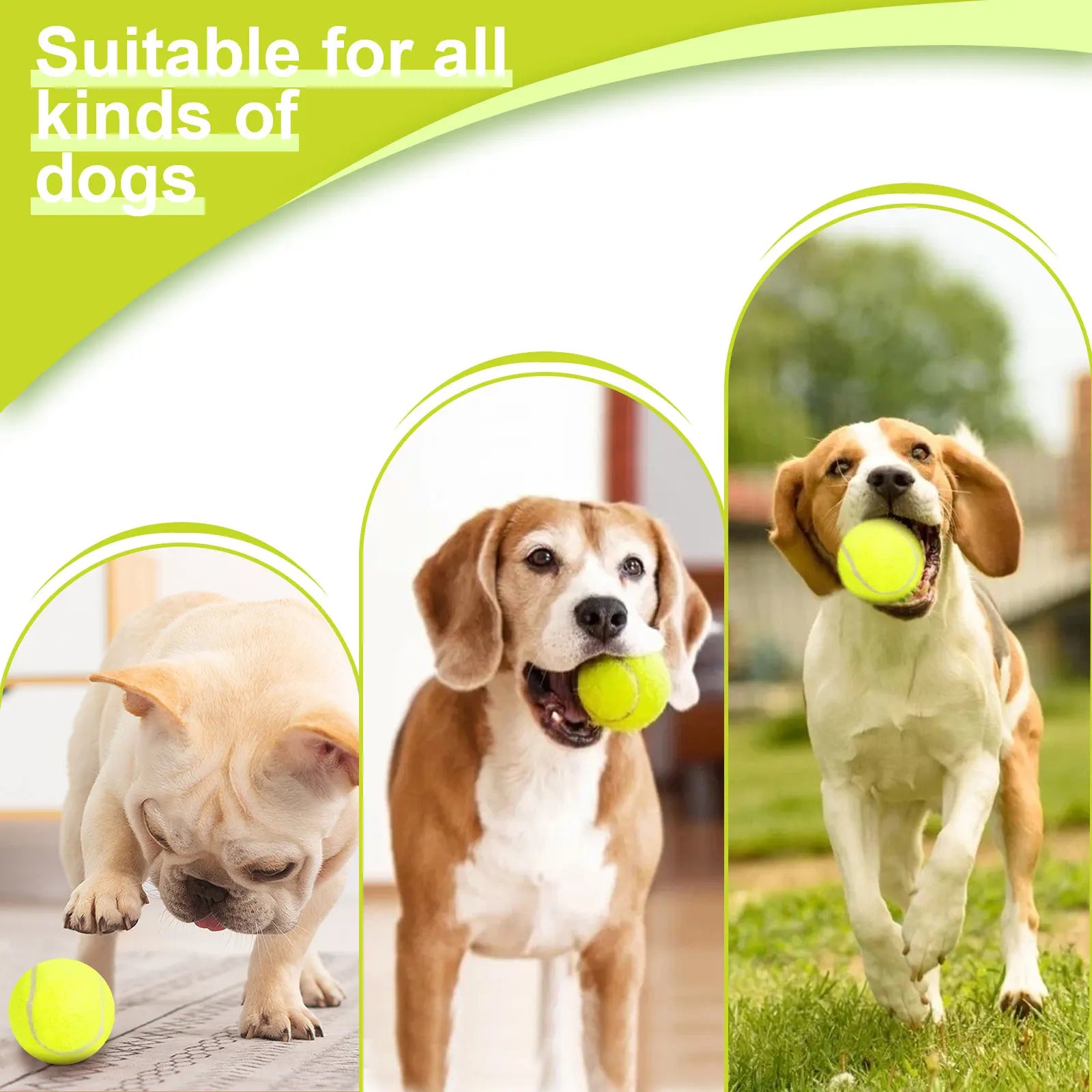 Automatische Ballenwerper voor Honden – Interactief Hondenspeelgoed met 3 Ballen – Oplaadbare Tennis Launcher