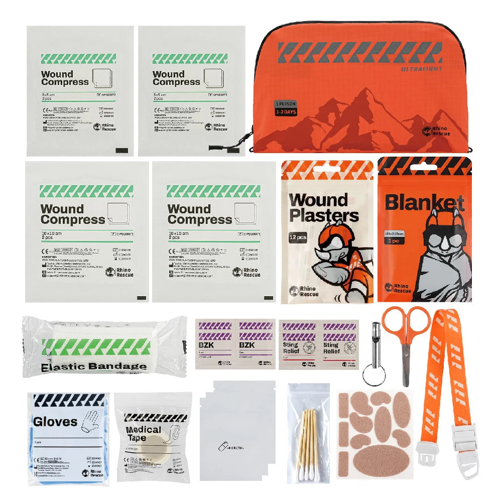 Waterdichte Outdoor EHBO‑set – Complete Eerste Hulp Kit voor Reizen, Wandelen & Auto