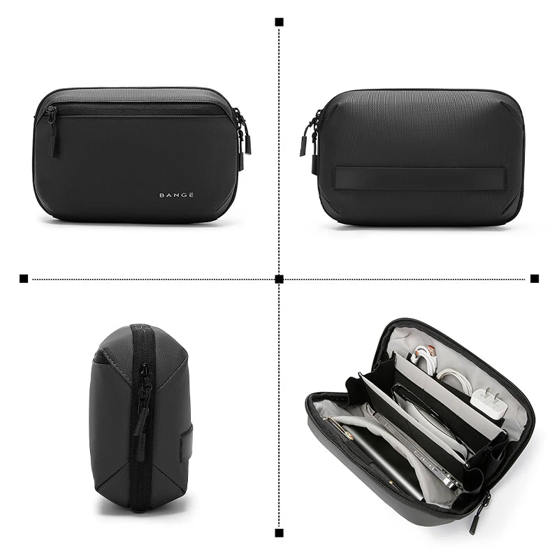 Waterdichte Mini Organizer Tas – Kabel & Gadget Organizer – Reistas Voor USB‑kabels, Opladers & Accessoires