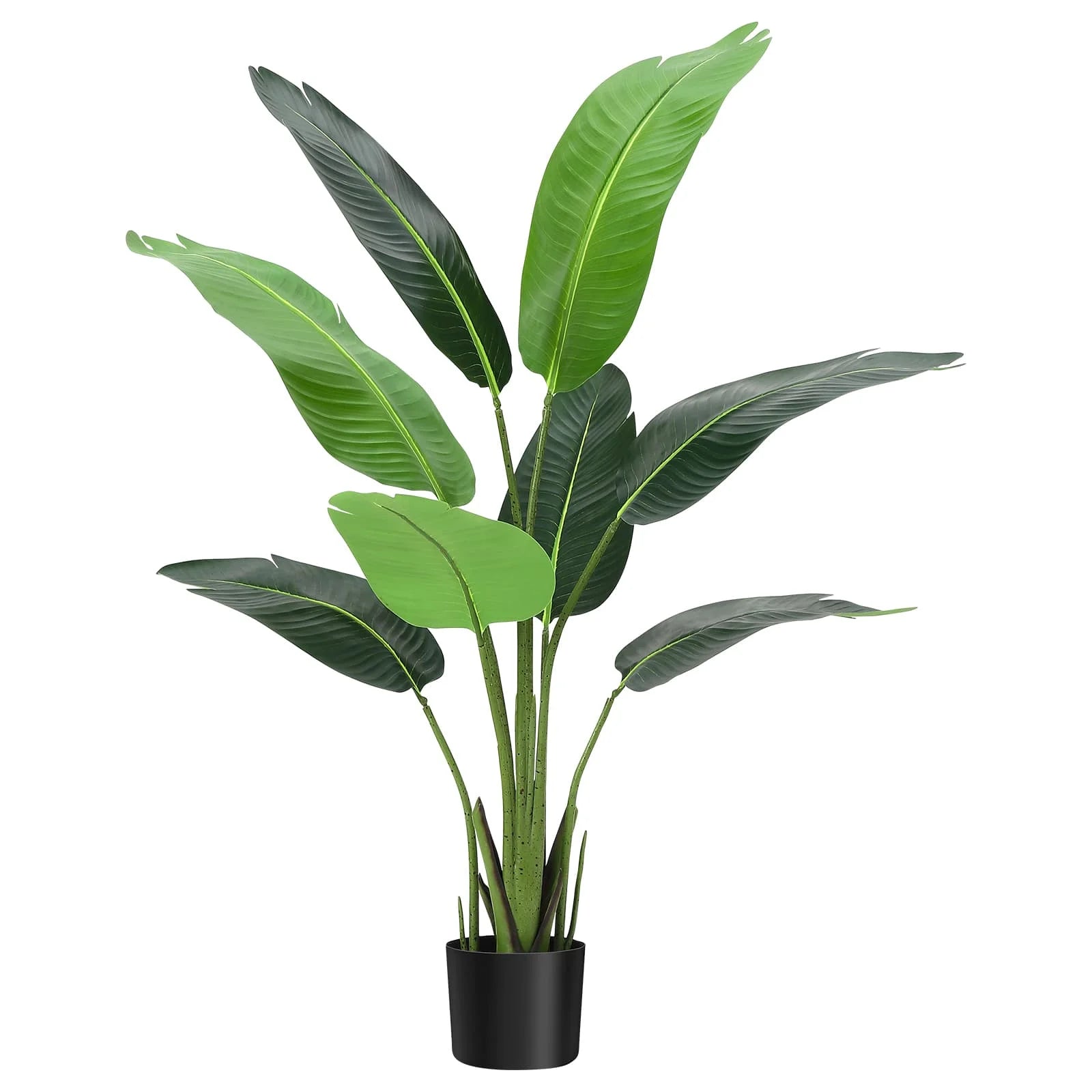 Kunst Strelitzia Plant 120 cm – Realistische Bird of Paradise Kunstplant voor Binnen & Buiten