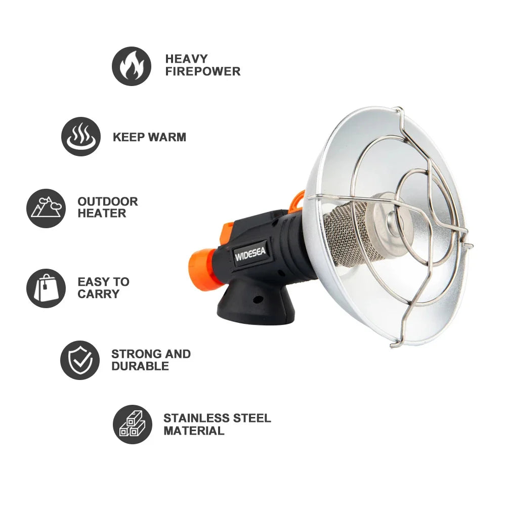 Draagbare Opvouwbare RVS Camping Gasbrander – Compacte Outdoor Kachel Voor Buiten Kamperen & Koken