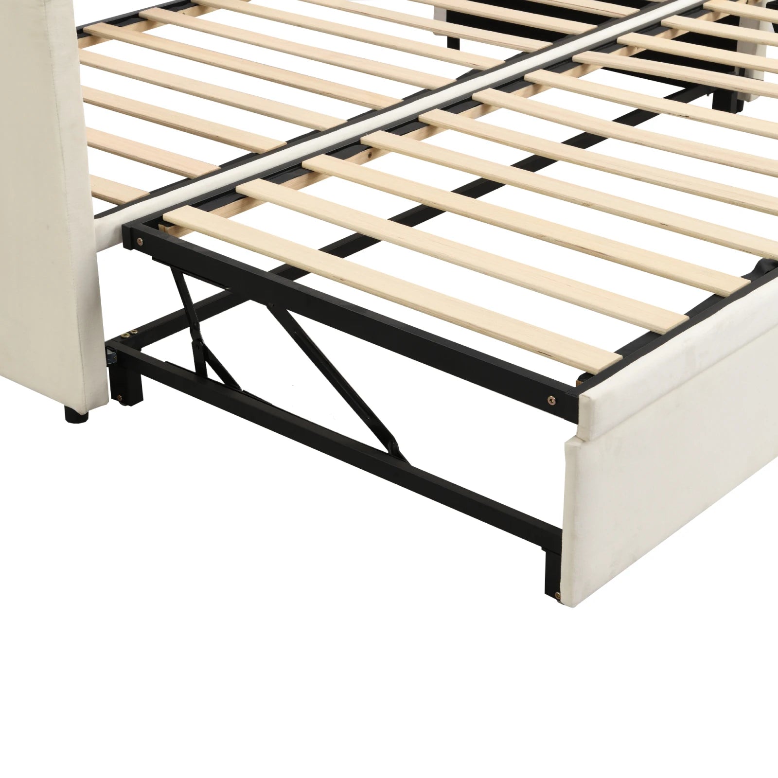 Fluwelen 2‑in‑1 Slaapbank 90×200 cm – Multifunctionele Bank & Bed