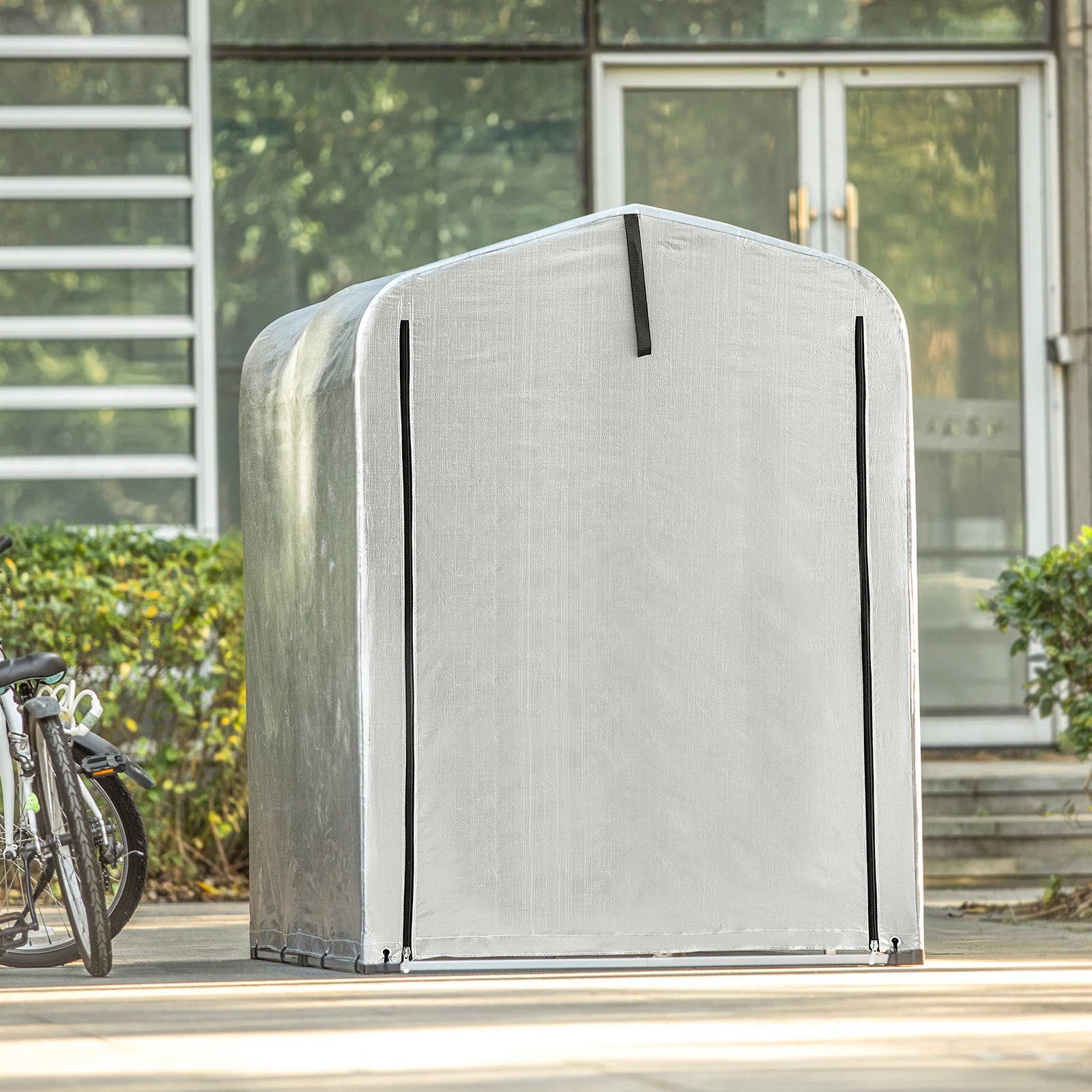 Weerbestendige fietsenberging voor 1–2 fietsen – optimale bescherming en duurzaamheid