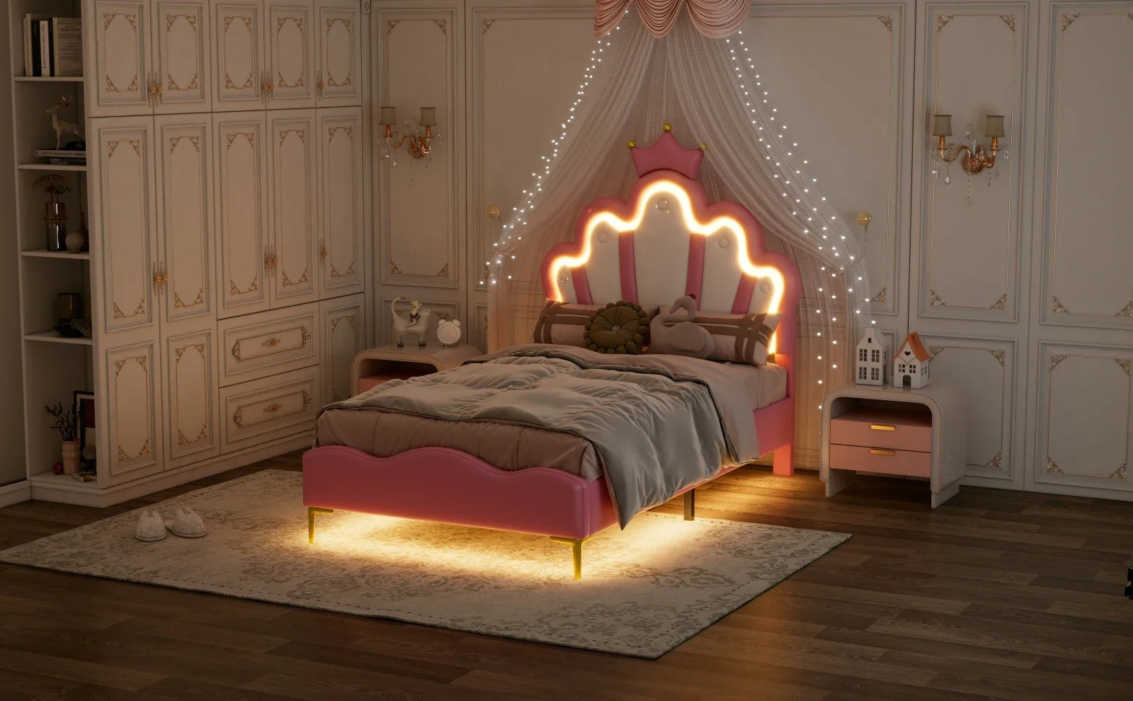 Kinderbed Prinses 90x200 cm – Luxe & Comfort voor Meisjes