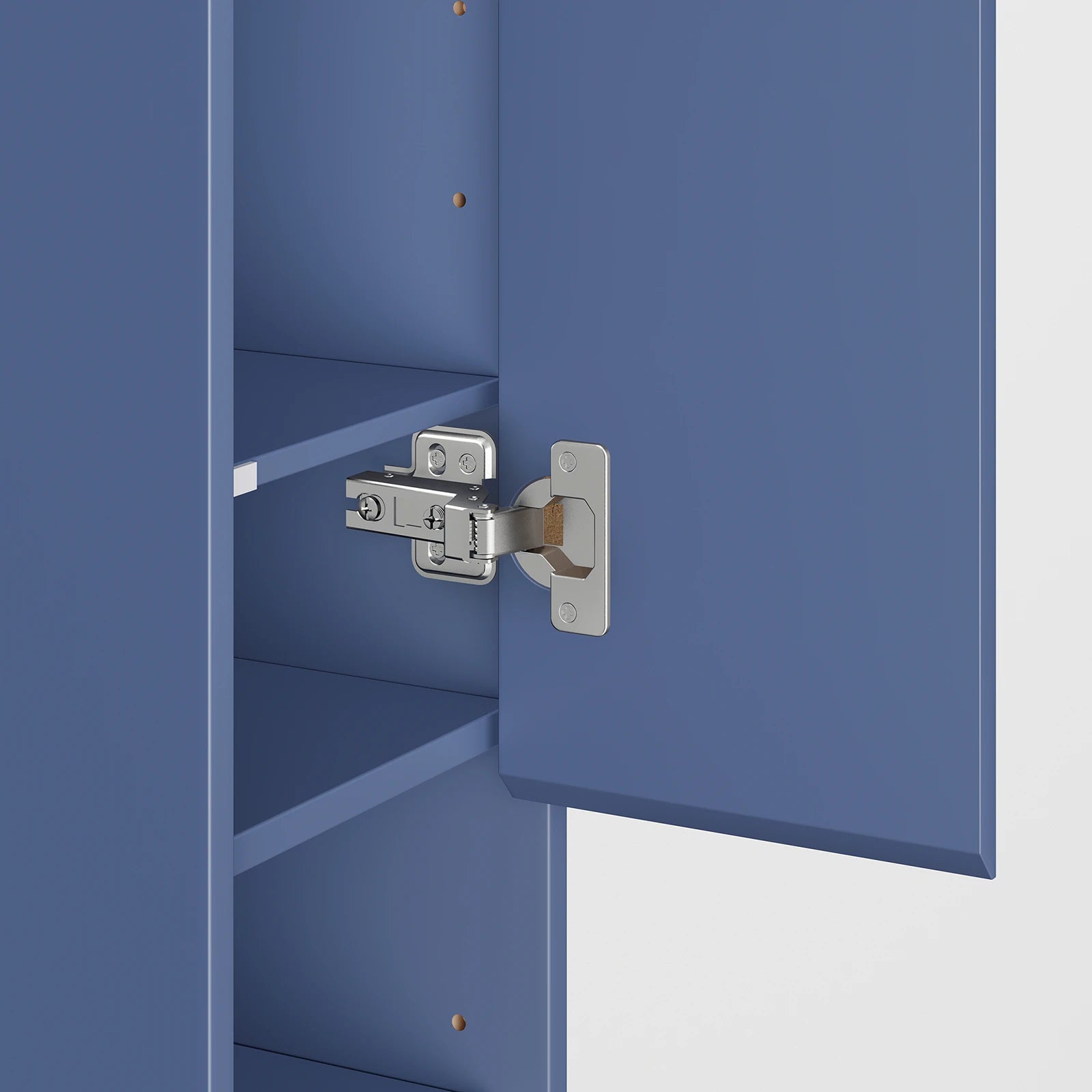 Hoge, Smalle Badkamerkast 20×180×20 cm – Vochtbestendige Opbergkast met Lade en Verstelbare Planken