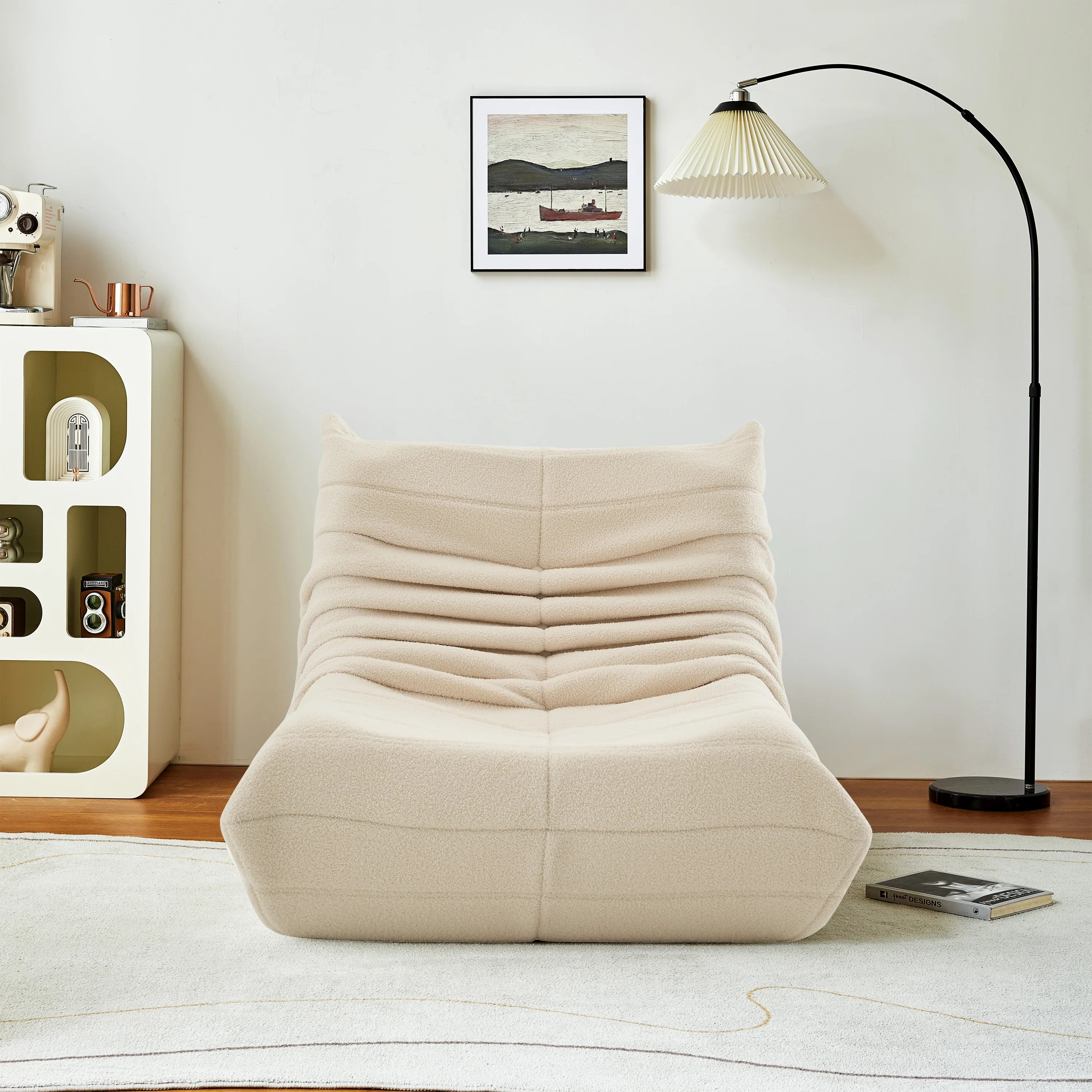 Lazy Boy Fauteuil | Comfortabele Lounge Stoel | Verstelbare Stoel voor Woonkamer & Slaapkamer | Meditatie & Relax Stoel