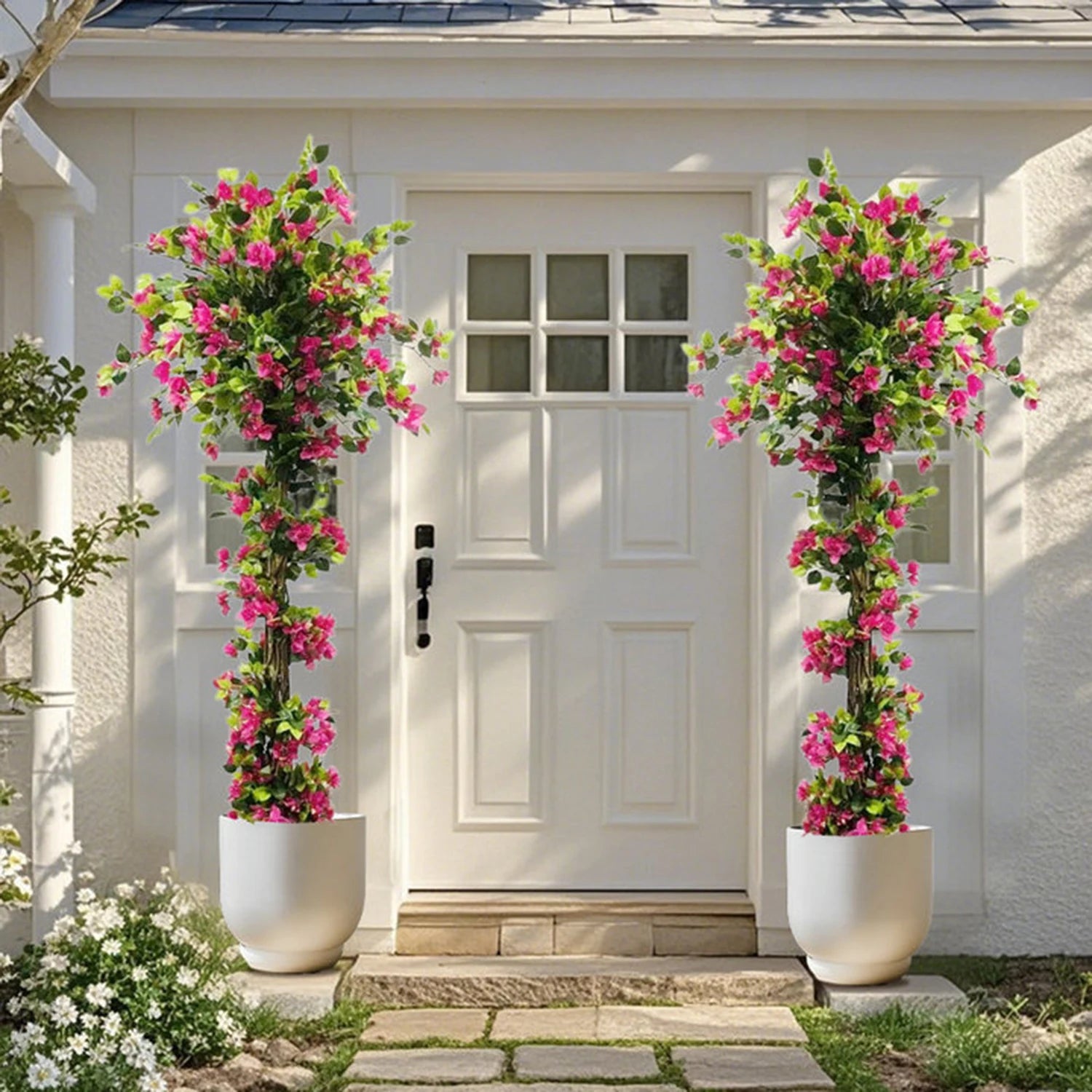 Kunstmatige Bougainvillea Boom 185 cm Roze – Realistische Nepplant voor Binnen & Buiten