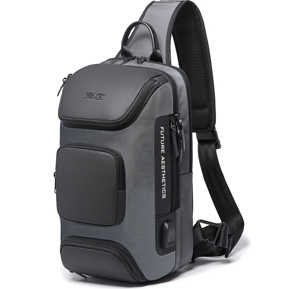 Waterdichte Anti‑Diefstal Crossbody Tas Heren – Multifunctionele Sling Bag voor Reizen & Dagelijks Gebruik