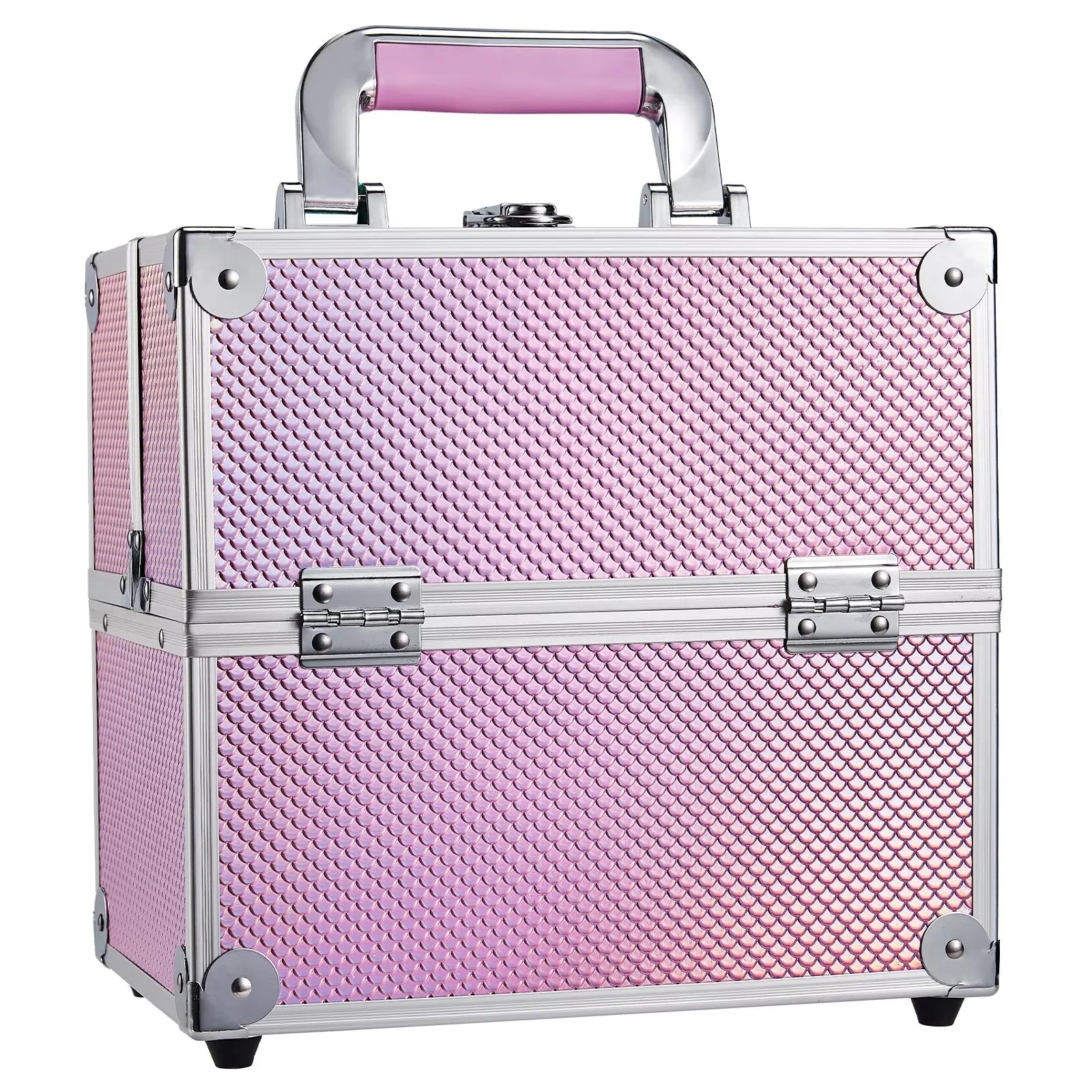 Draagbare Make-up Train Case – 4 Lades Organizer Koffer – Waterdicht en Reisklaar