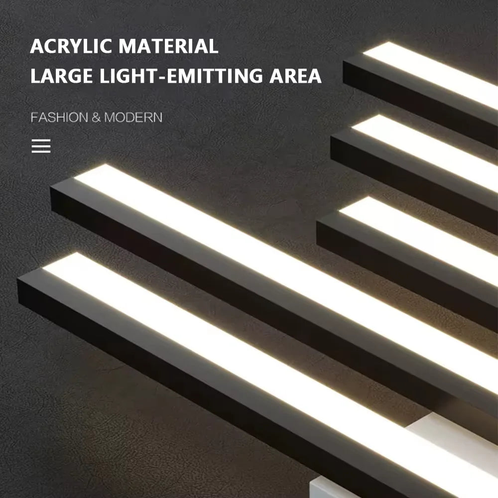 Dimbare LED Plafondlamp Golfvorm – Moderne Design Plafondlamp met Afstandsbediening & 3 Lichtkleuren
