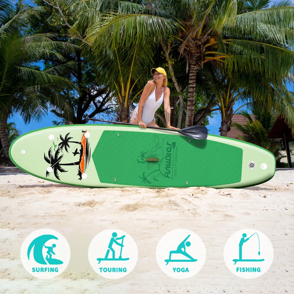 Opblaasbaar SUP Board Set – Stand Up Paddle Board Compleet met Accessoires – Antislip & Ultra Lichtgewicht