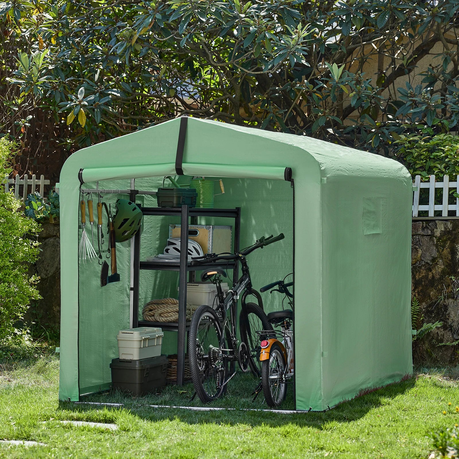 Waterdichte Fietsenstalling Cover – Fietsenberging Buiten Bescherming tegen Weer en Wind