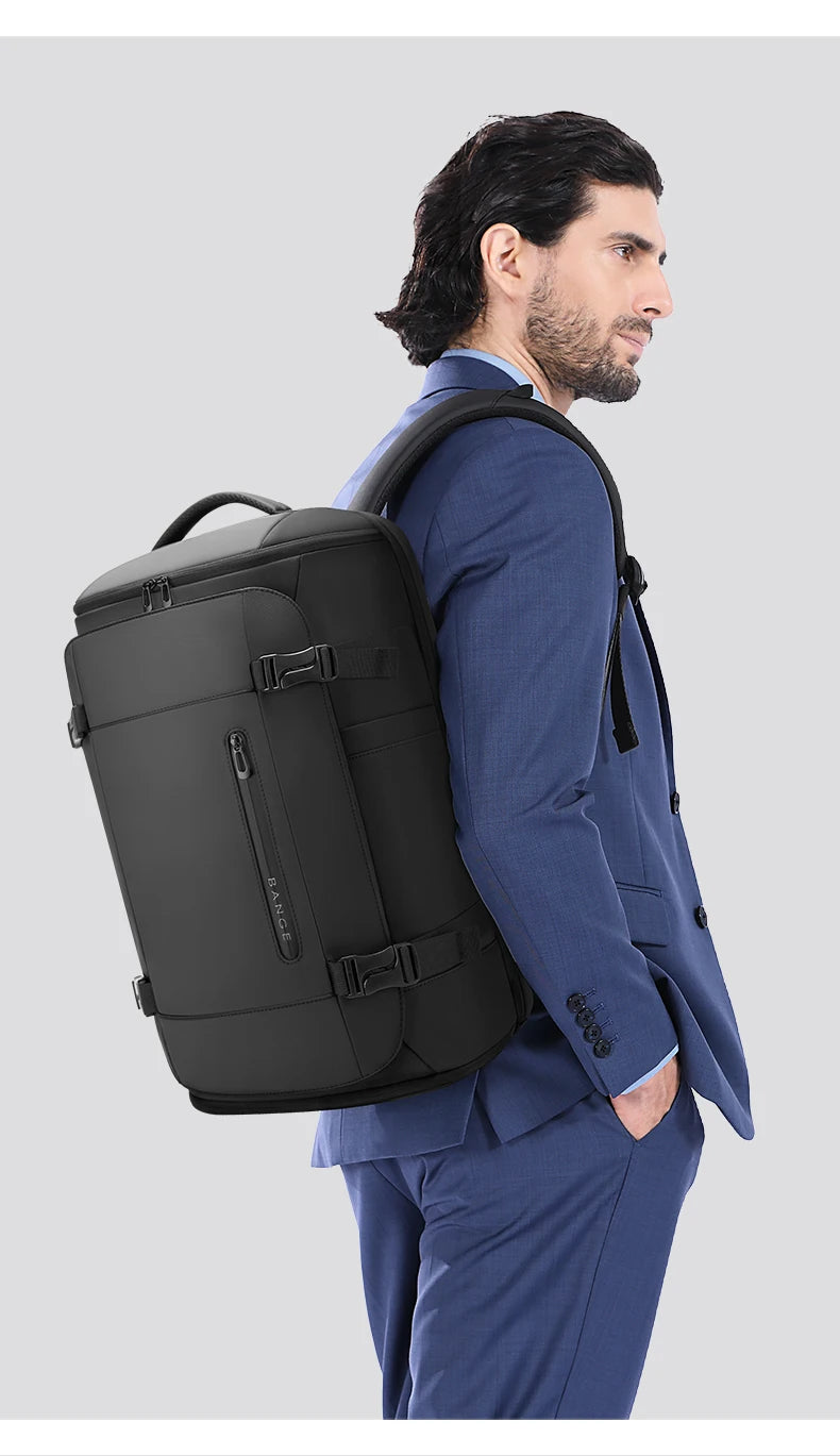 Grote Waterbestendige Rugzak – 36‑55L Voor Sport, Reis, Work & Outdoor Met Schoenvak & Laptopvak