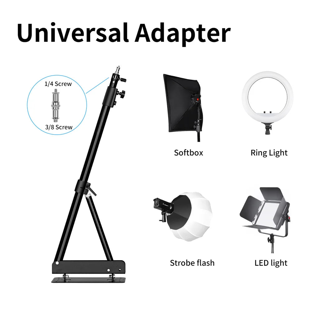 Softbox Wand Monopod Arm voor LED Ringlamp – Studio Statief voor Fotografie en Live Stream