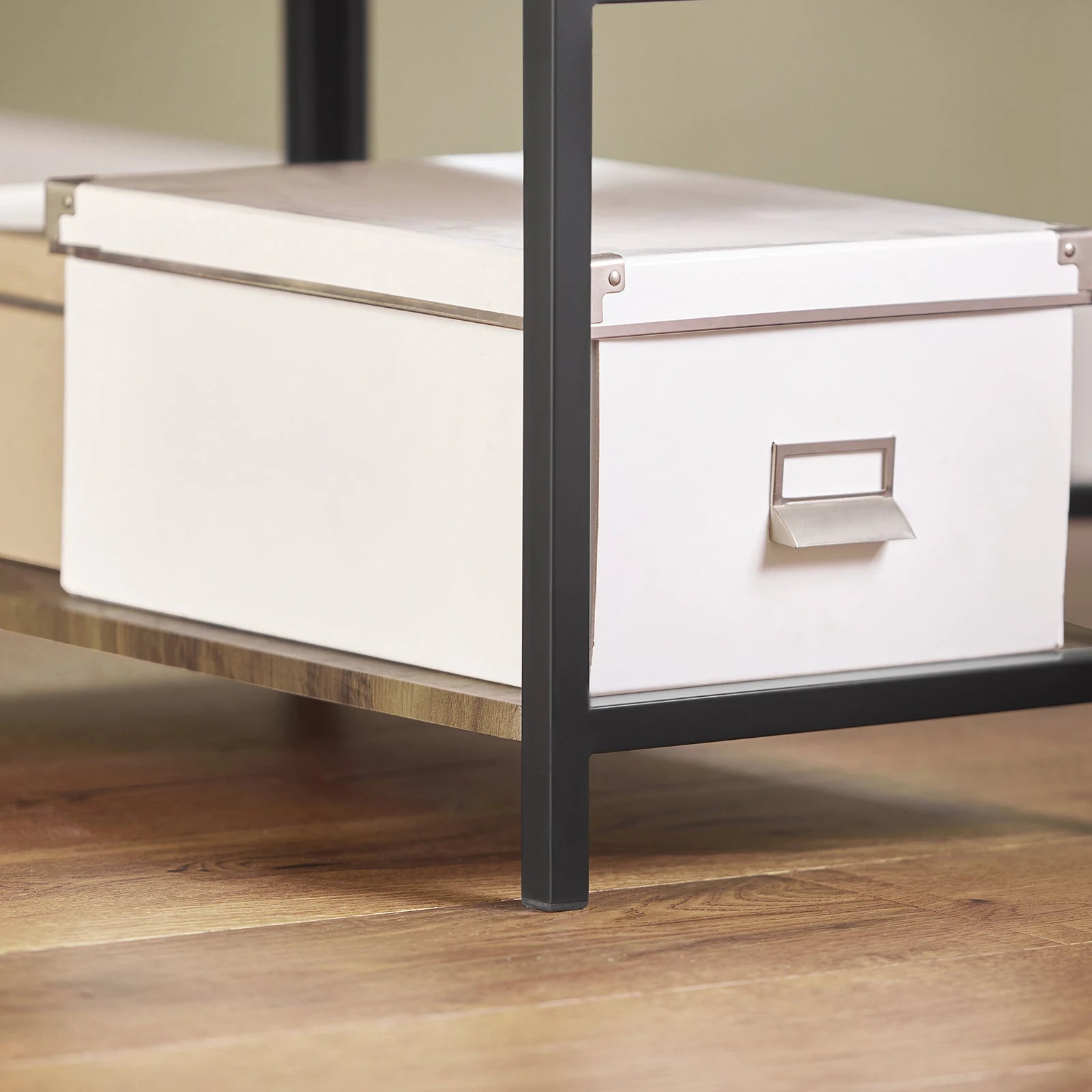 FWT62-N Folding Dining Room Table with 3 Shelves Folding Table Kitchen Table Wooden Table Table Industrial Design