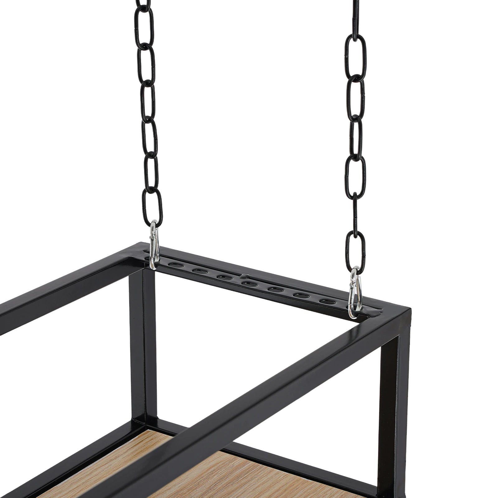 Hangend Wijnrek Industrieel met Glazenhouder – Vintage Plafond Wijnrek Metaal & Hout