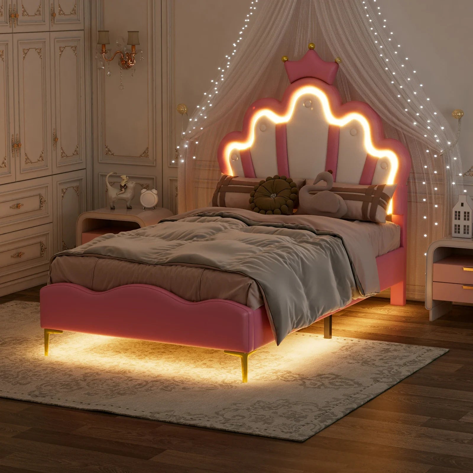 Kinderbed Prinses 90x200 cm – Luxe & Comfort voor Meisjes