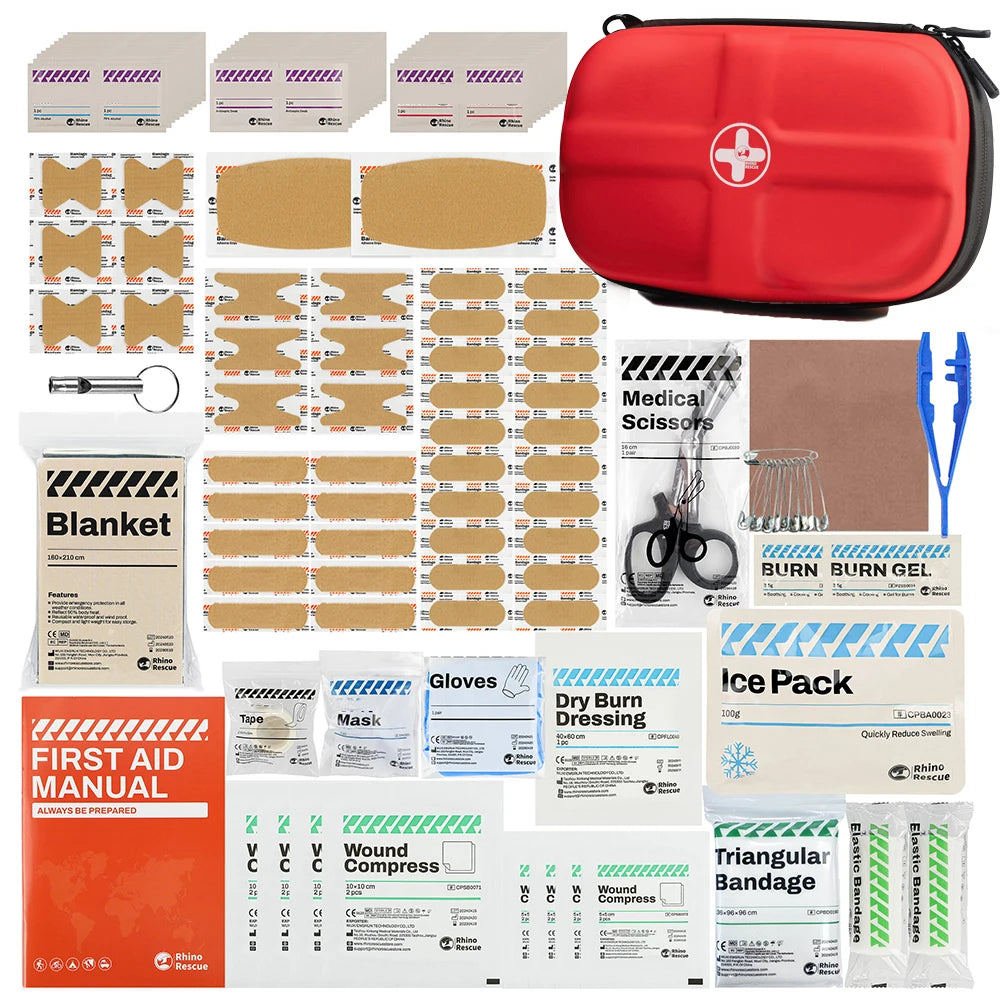 Waterdichte EHBO-kit voor Reizen, Kamperen en Thuisgebruik – Compact en Duurzaam