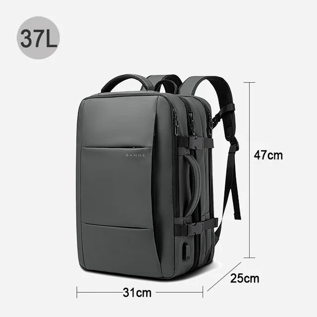 Grote Waterdichte Uitbreidbare Rugzak – 17,3″ Laptop, Grote Capaciteit Voor Reizen, Hiking & Zakelijk