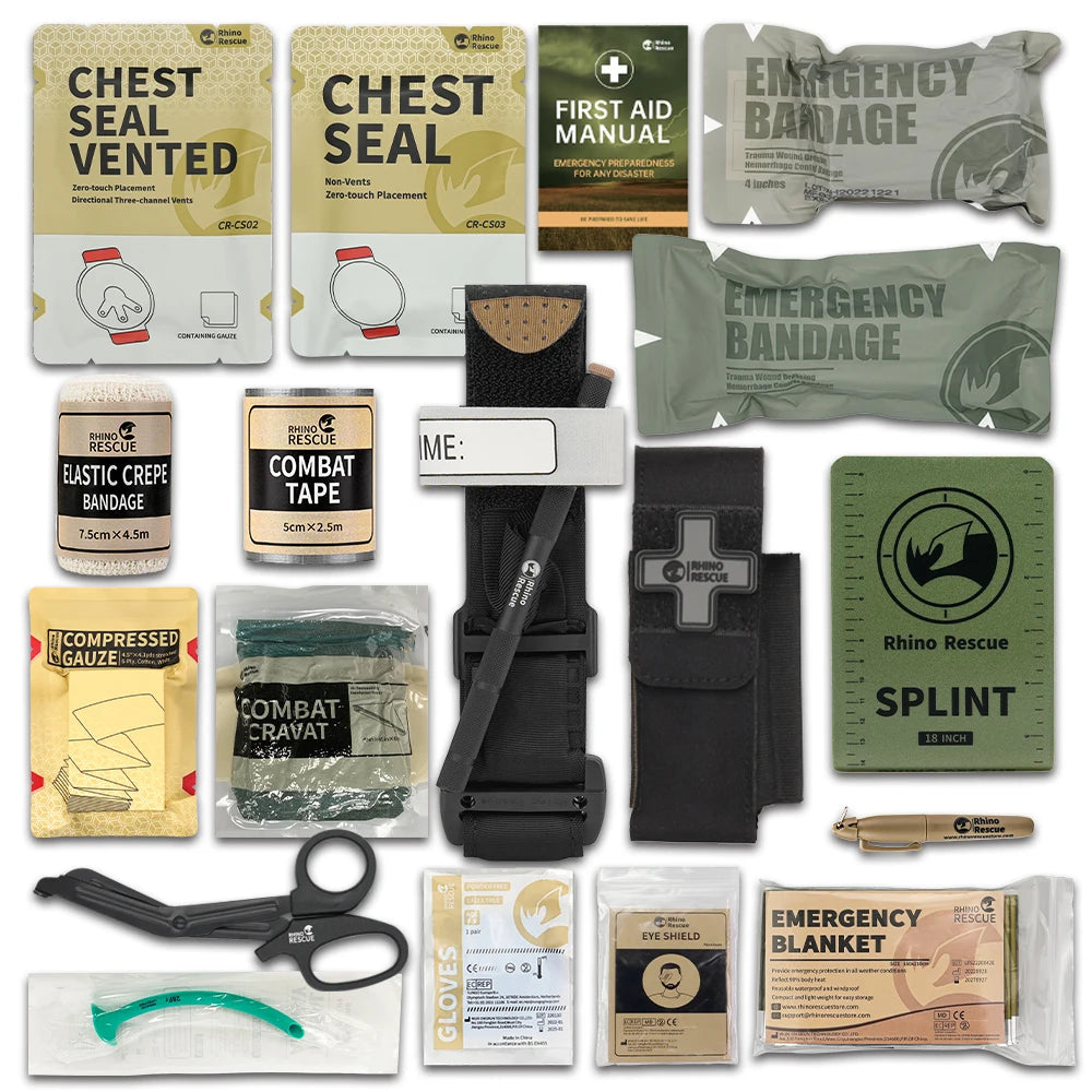 IFAK Navulset Tactische Trauma Kit – Complete Eerste Hulpset voor Noodsituaties