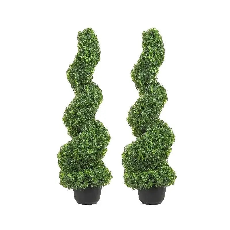 Kunstmatige Buxus Spiraalplant 24-48 cm – Luxe Onderhoudsvrije Groene Decoratie voor Binnen & Buiten