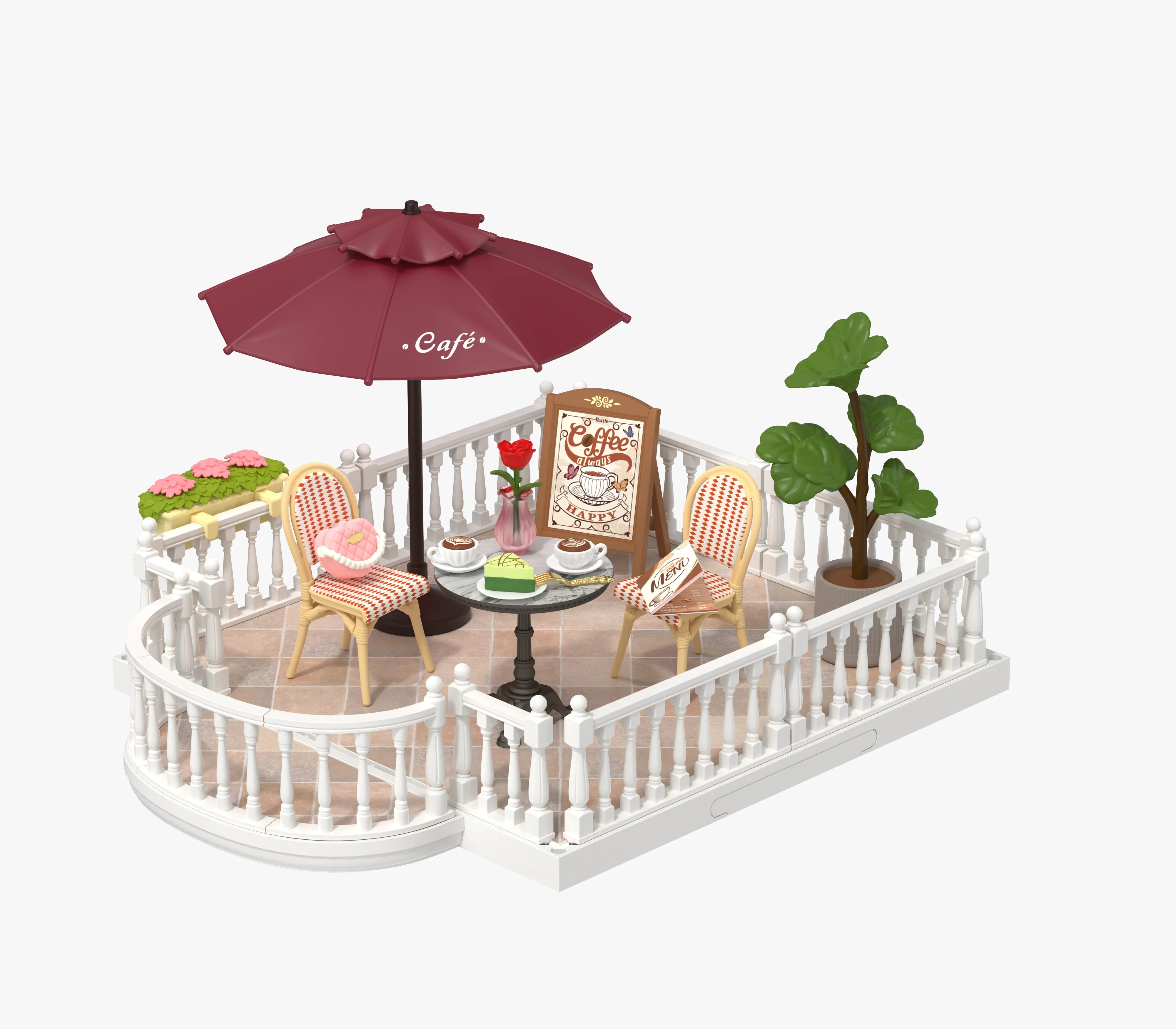 3D Puzzel Miniatuur Roze Slaapkamer – DIY Bouwset voor Creatieve Hobbyisten en Poppenhuisfans