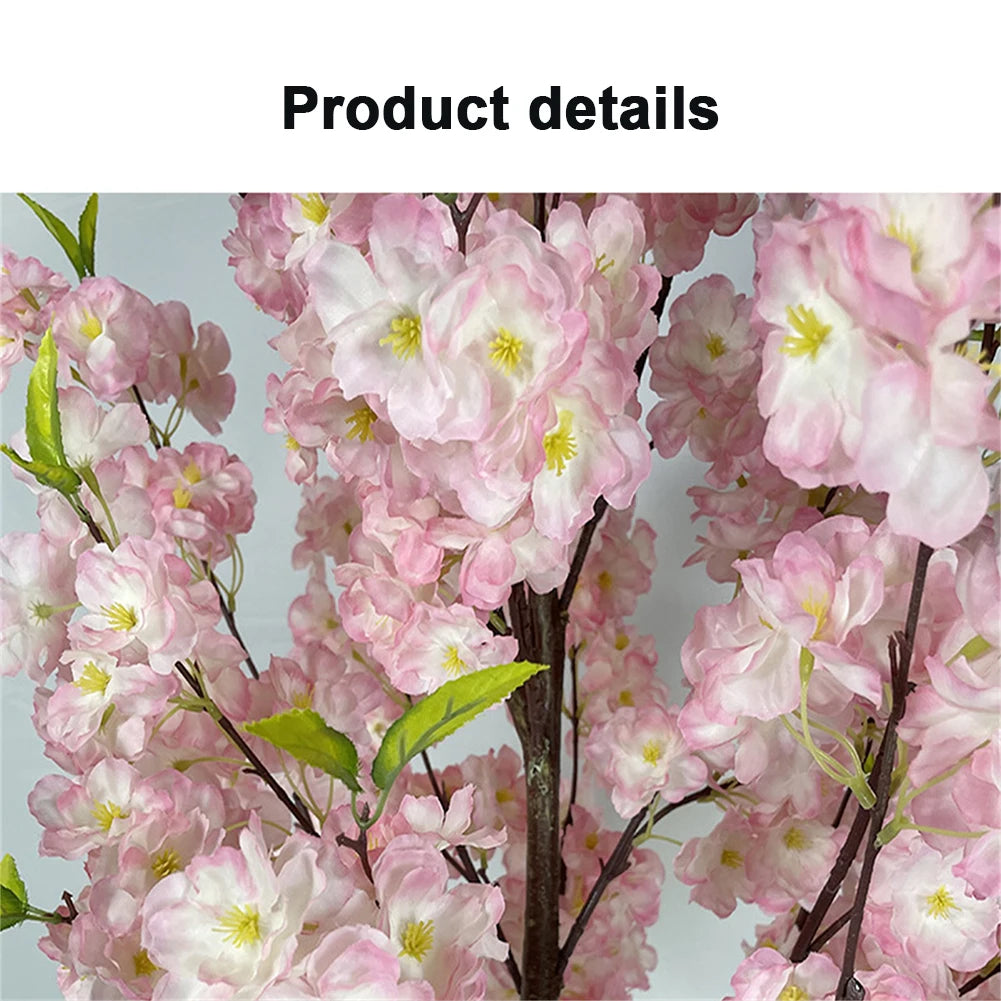 Kunstmatige Kersenbloesemboom 150 cm in Pot – Realistische Sakura Kunstboom voor Binnen, Woonkamer & Kantoor Decoratie